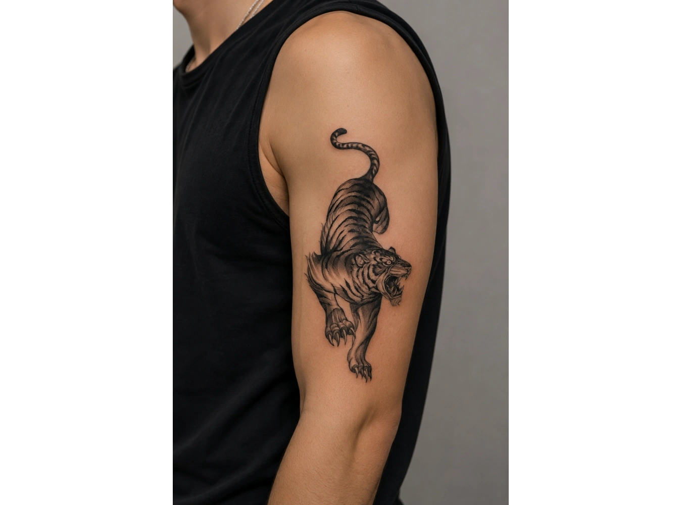 Kaplan Dövme Geçici Tattoo