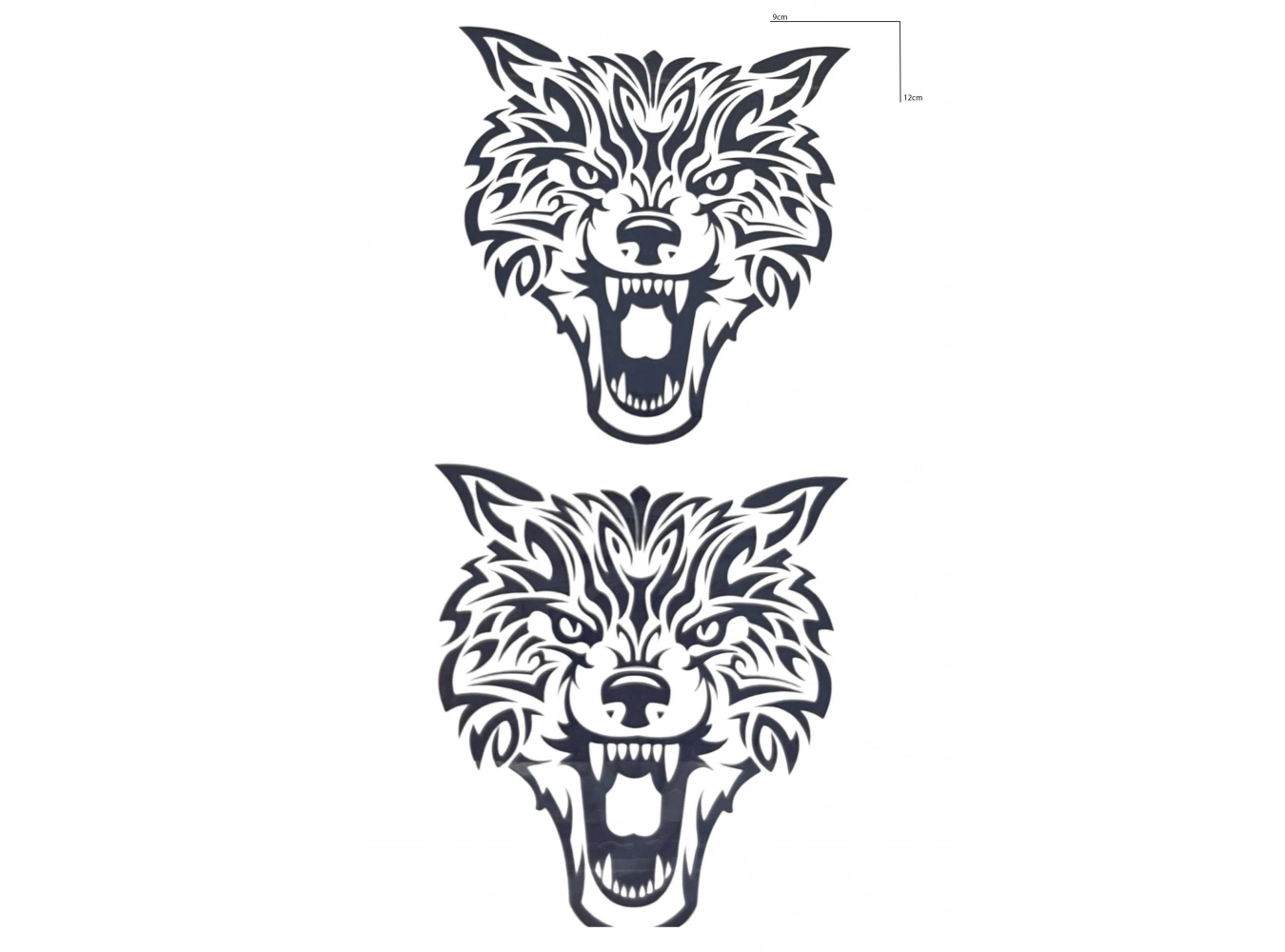 Kaplan Figürlü 12 Saat Sonra Kararan Geçici Dövme Tattoo