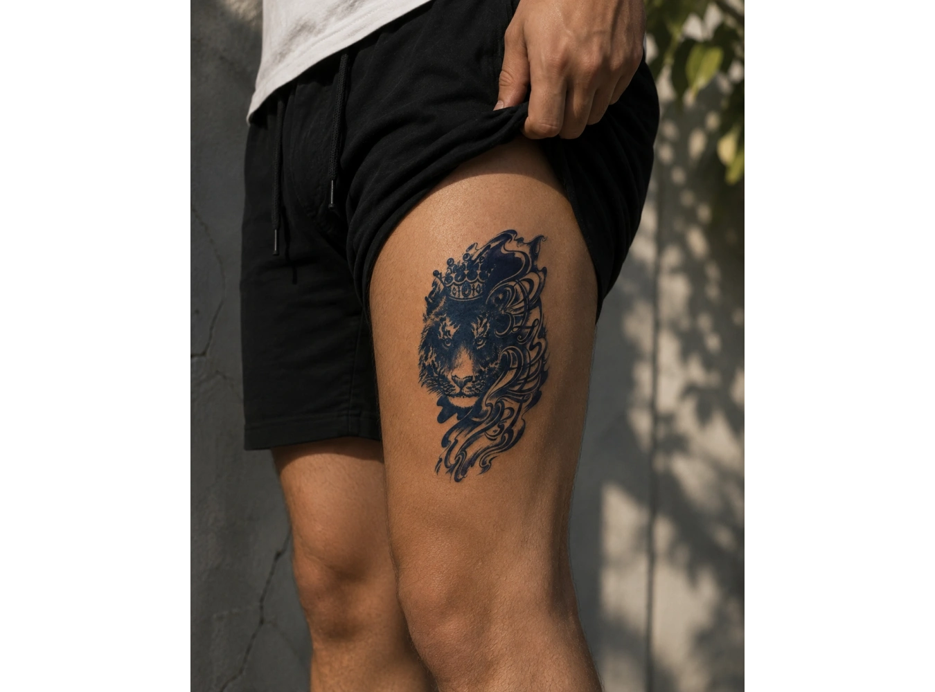 Kaplan Sonradan Kararan Yarı Kalıcı Geçici Dövme Tattoo