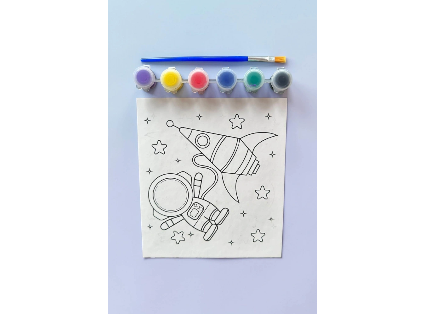 Karışık Desenli Boyama Seti