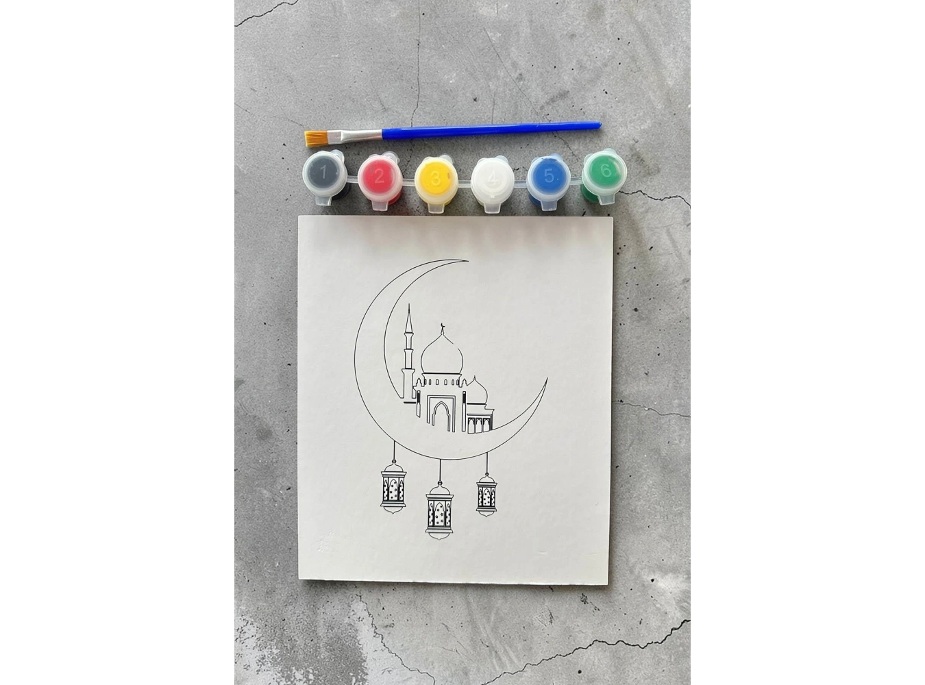 Karışık Desenli Boyama Seti