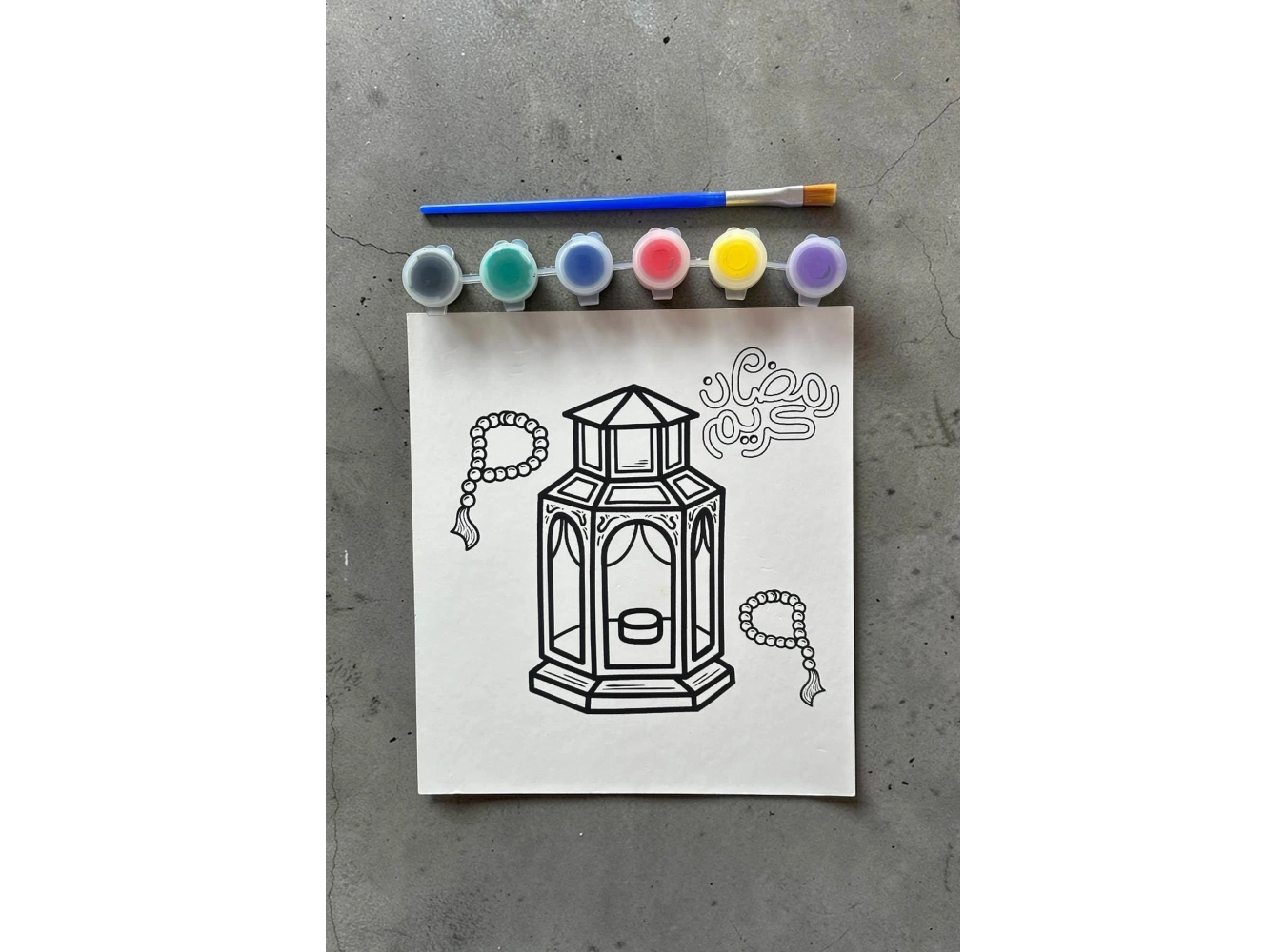 Karışık Desenli Boyama Seti