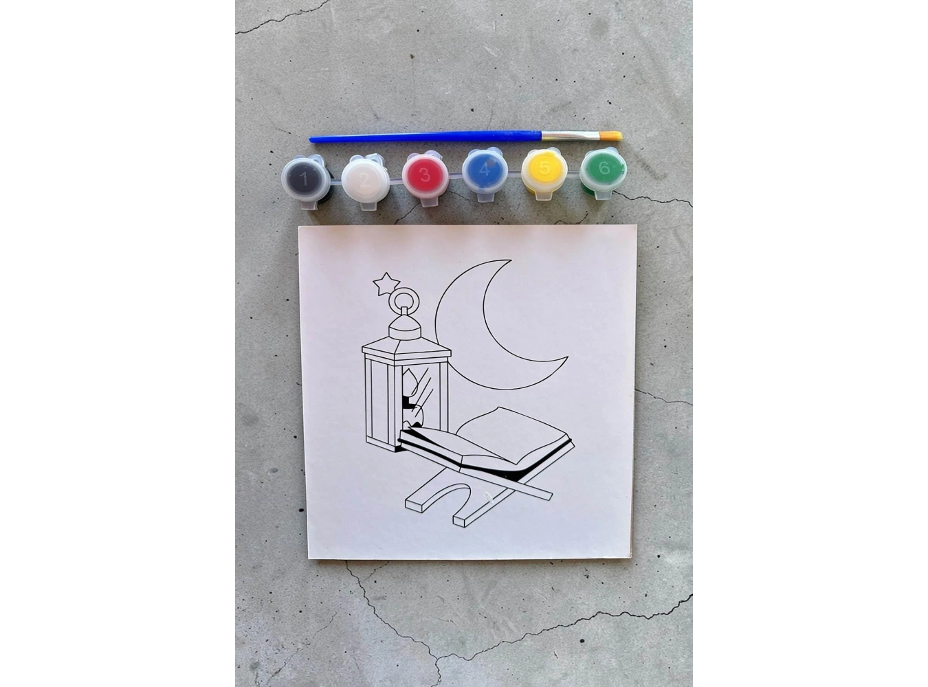 Karışık Desenli Boyama Seti