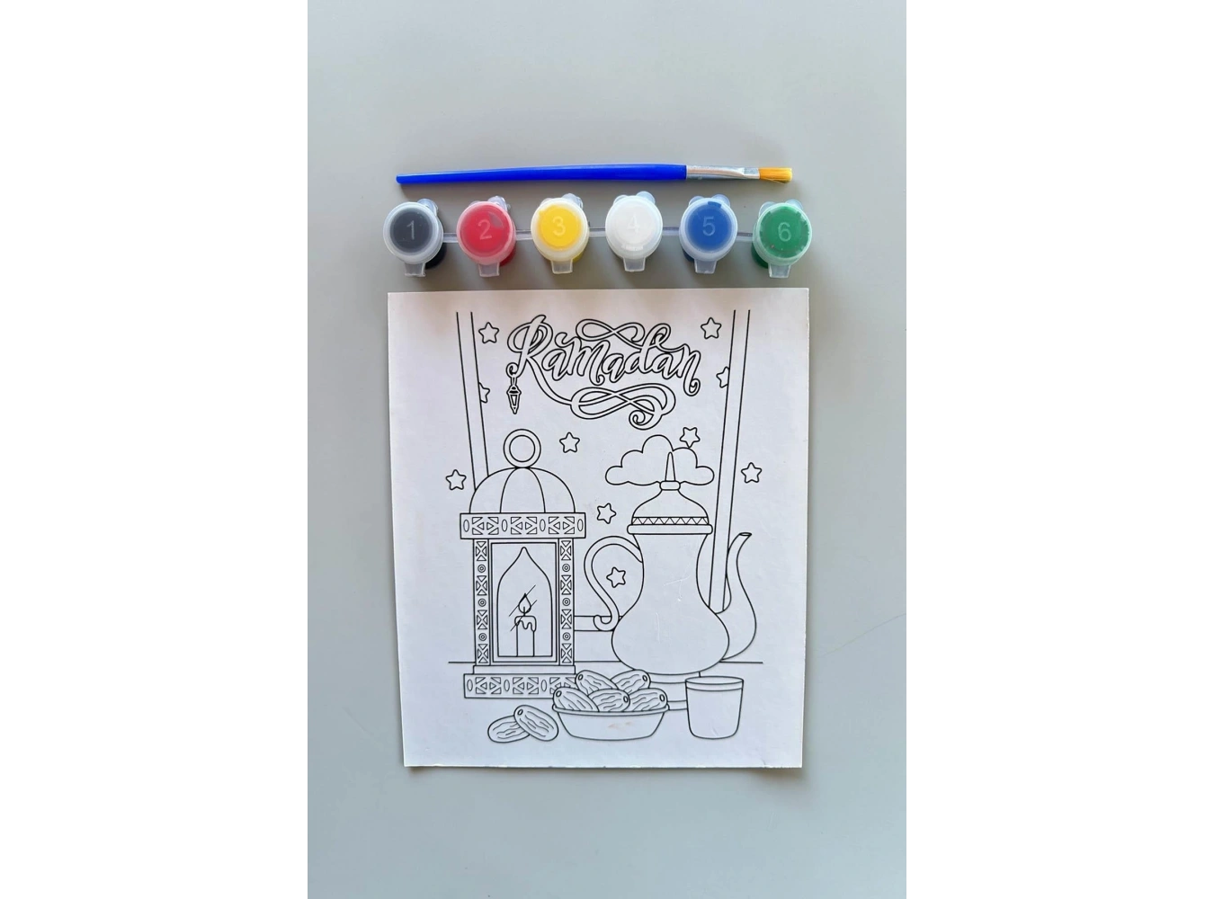 Karışık Desenli Boyama Seti