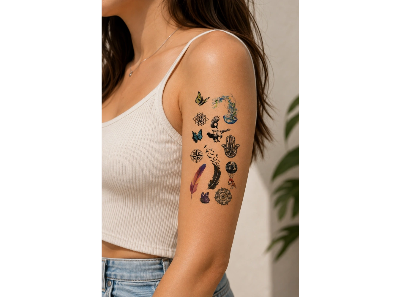 Karışık Dövme Geçici Tattoo