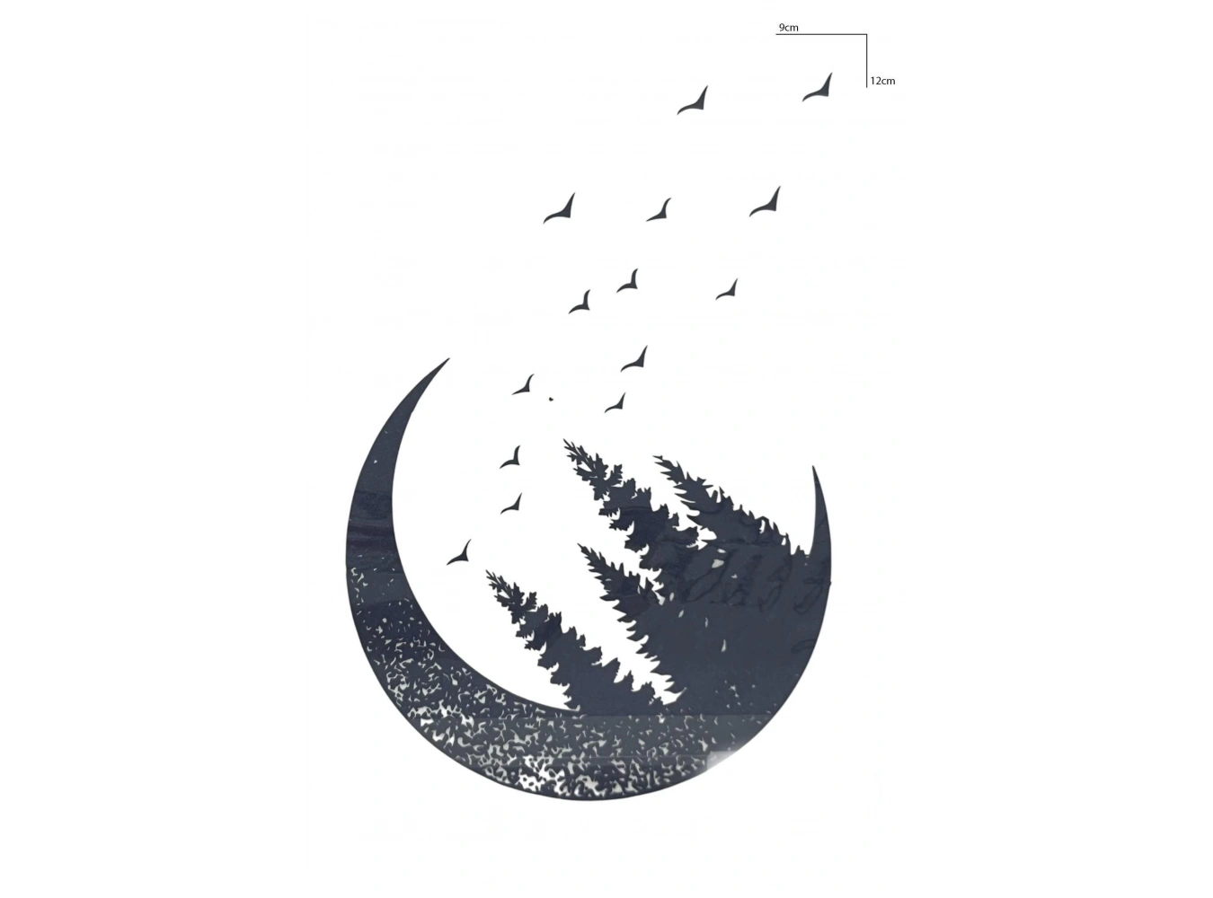 Karışık Figürlü 12 Saat Sonra Kararan Geçici Mini Dövme Tattoo