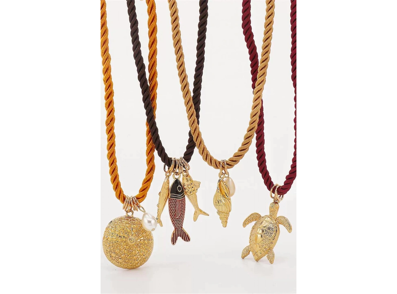 Karışık Figürlü 4lü Kolye Set