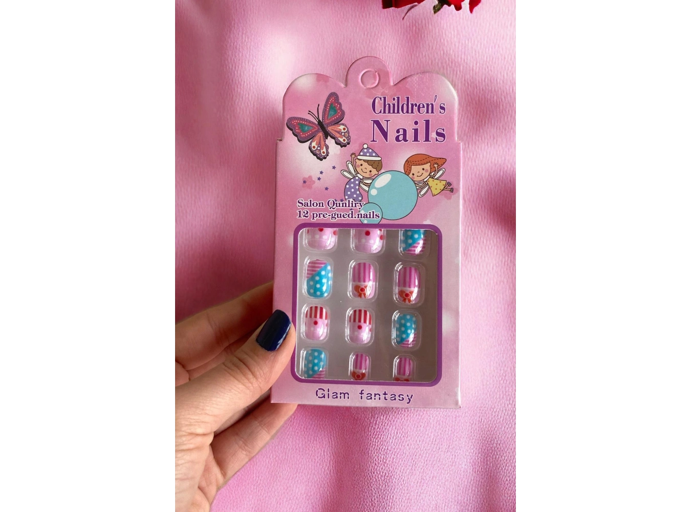 Karışık Figürlü Çocuk Takma Tırnak