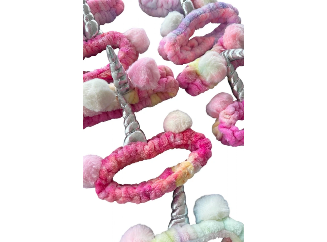 Karışık Renk 12li Unicorn Figürlü Saç Bandı