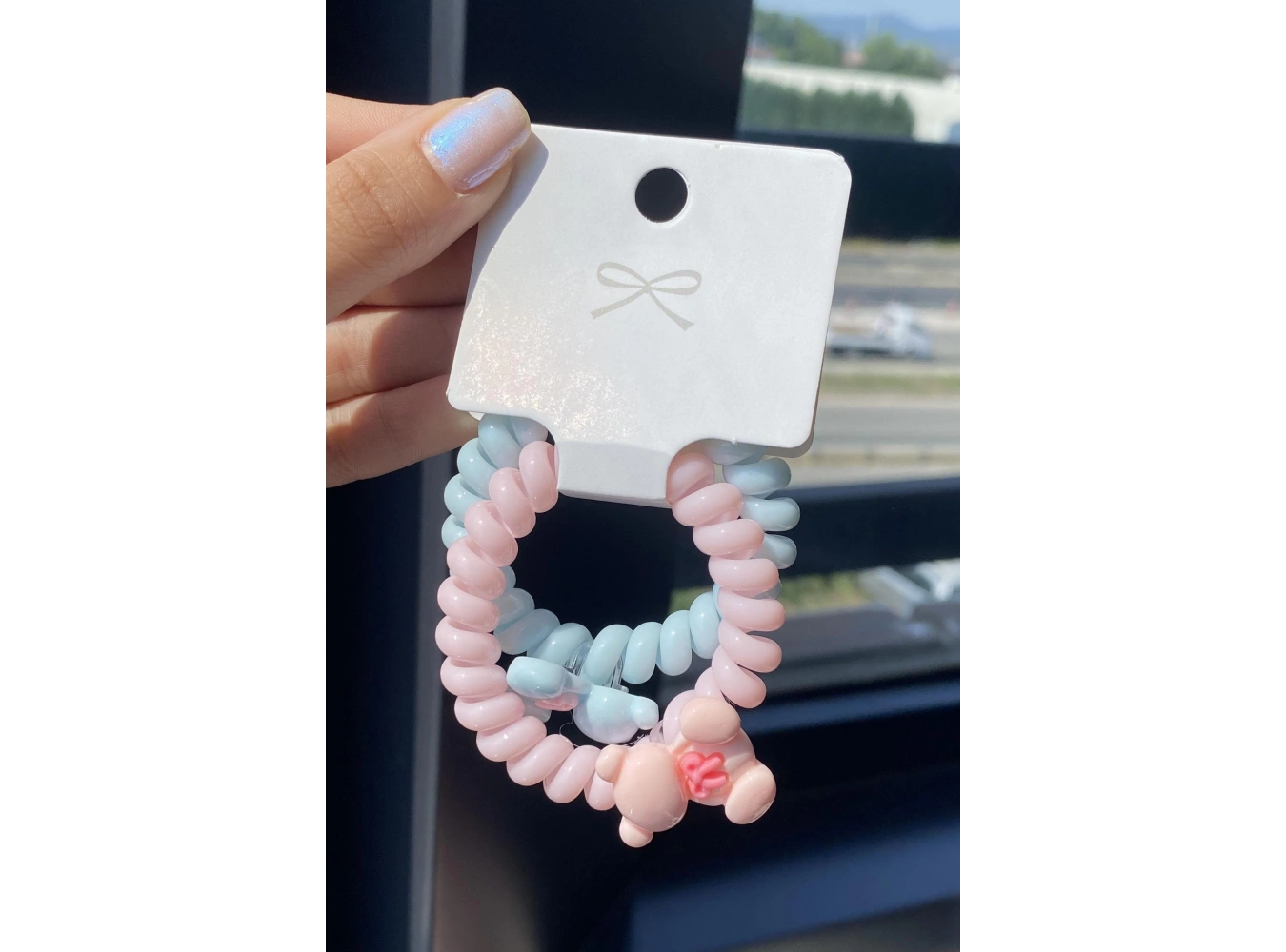 Karışık Renk 2li Ayıcık Detaylı Helezon Toka