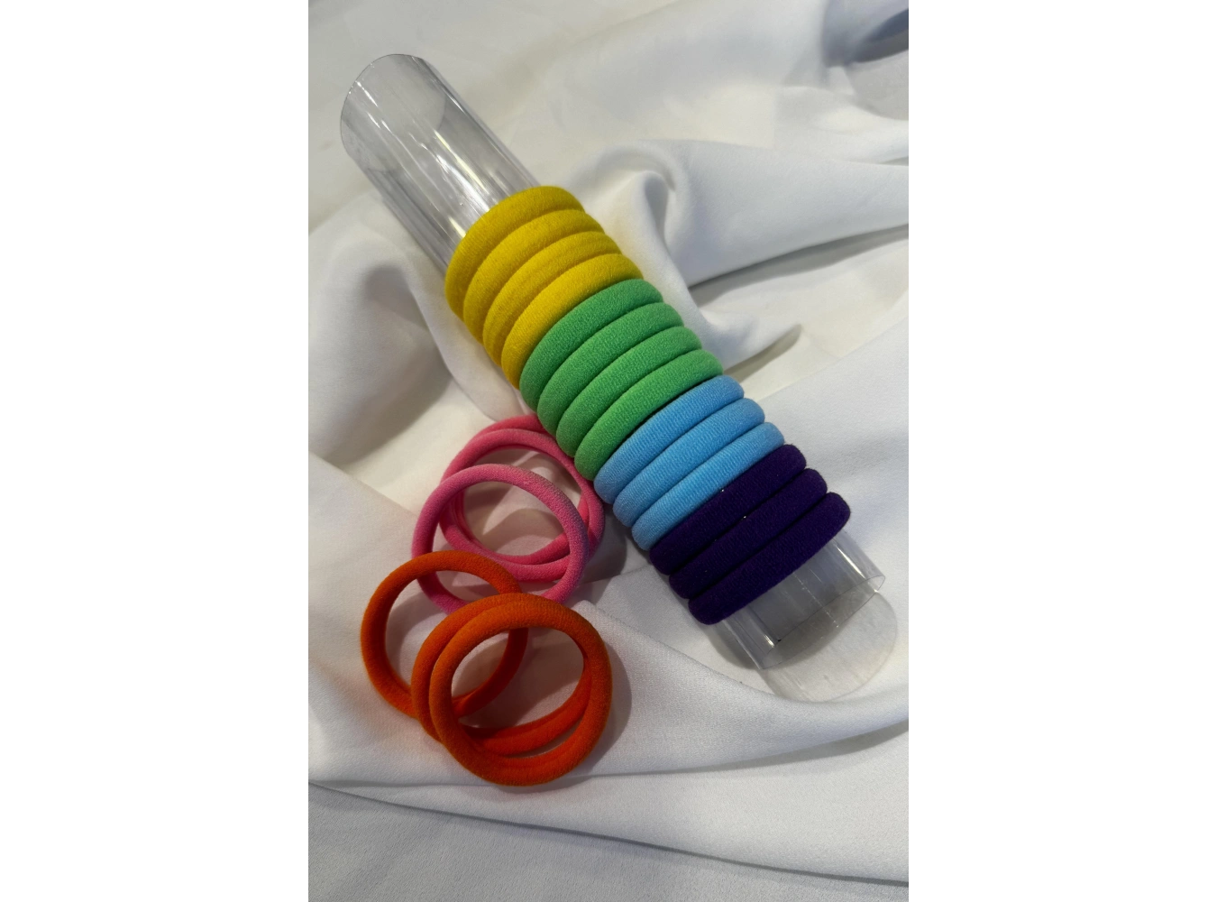 Karışık Renk 20li Lastik Toka Set