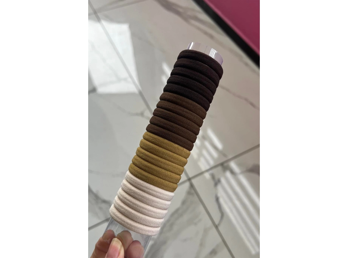 Karışık Renk 20li Lastik Toka Set