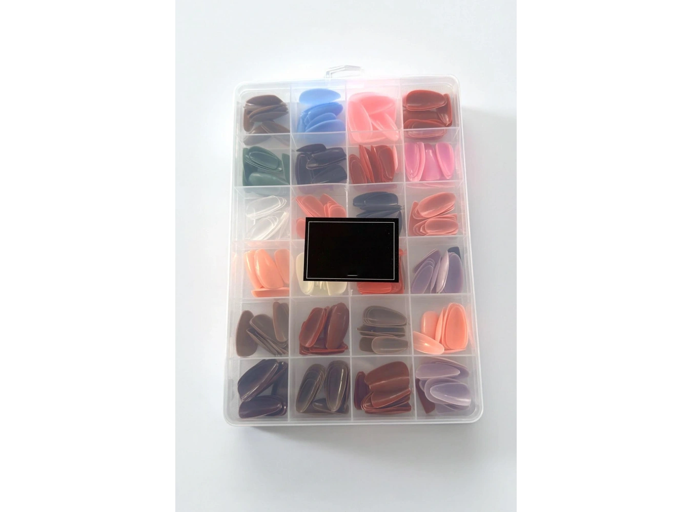 Karışık Renk 288 Adet Takma Tırnak Set