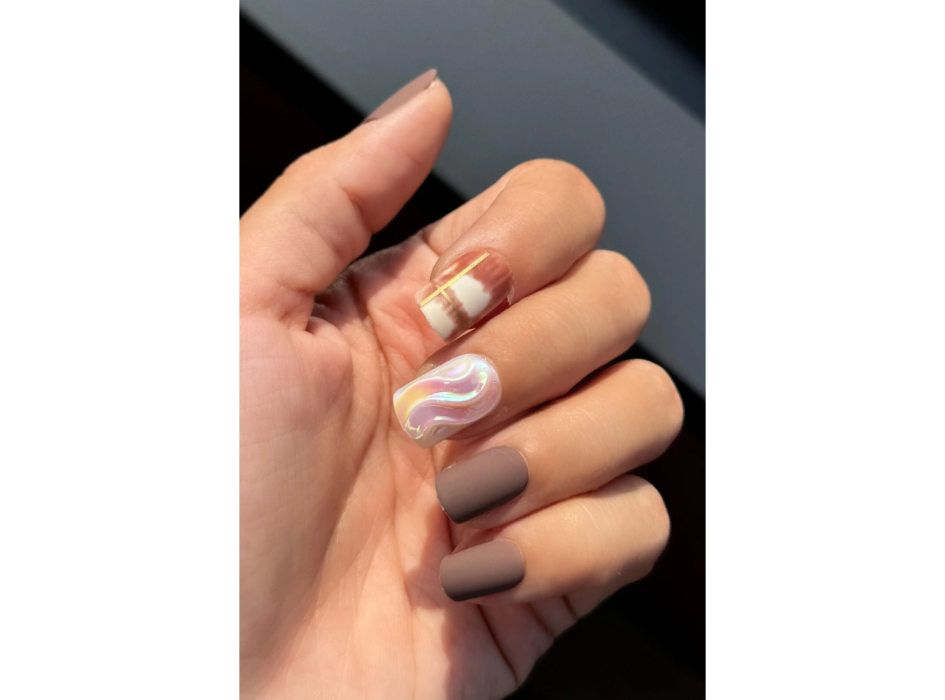 Karışık Renk 41li Takma Tırnak Seti