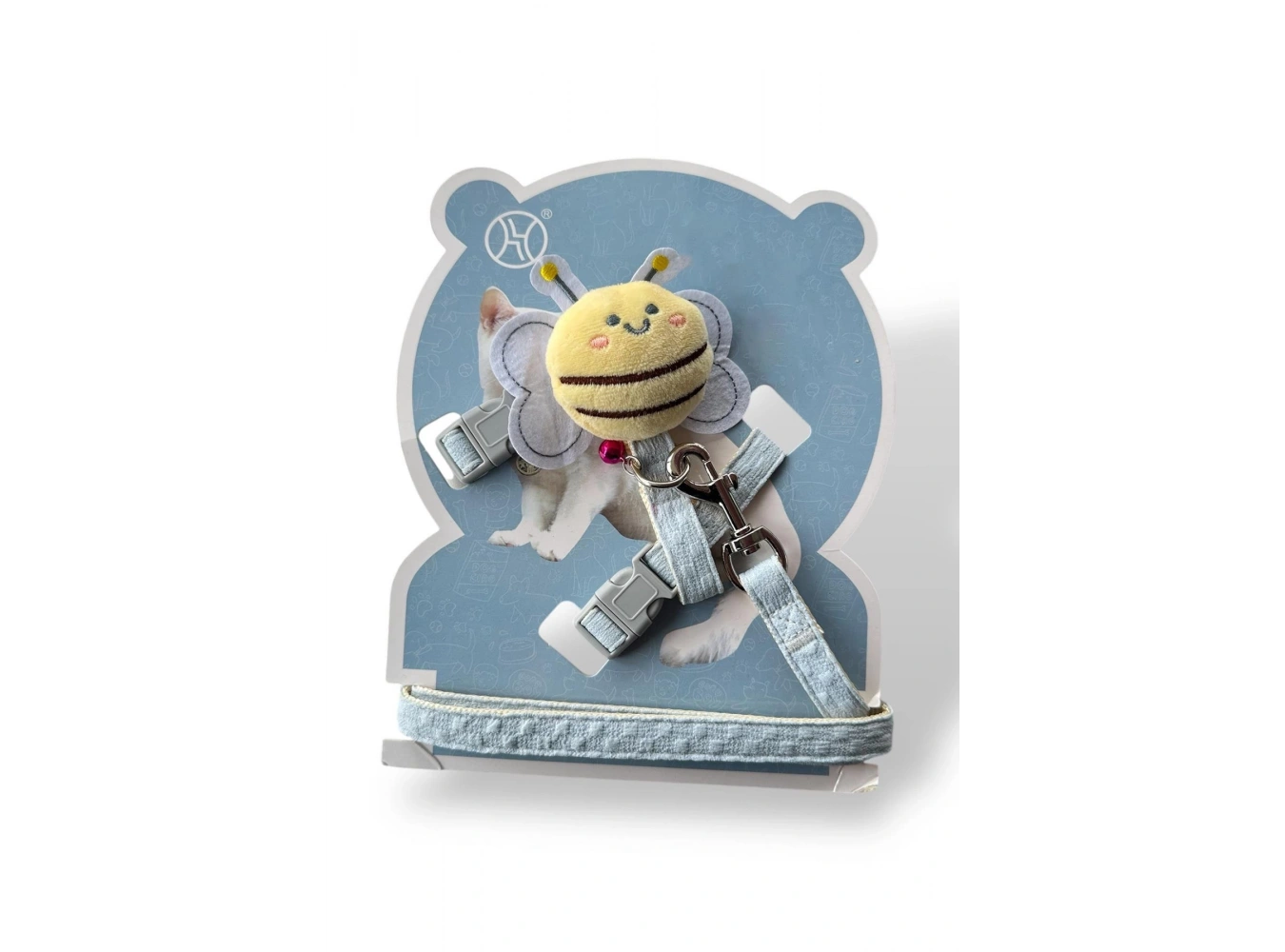 Karışık Renk Arı Figürlü Ayarlanabilir Göğüs Kedi/Köpek Tasma