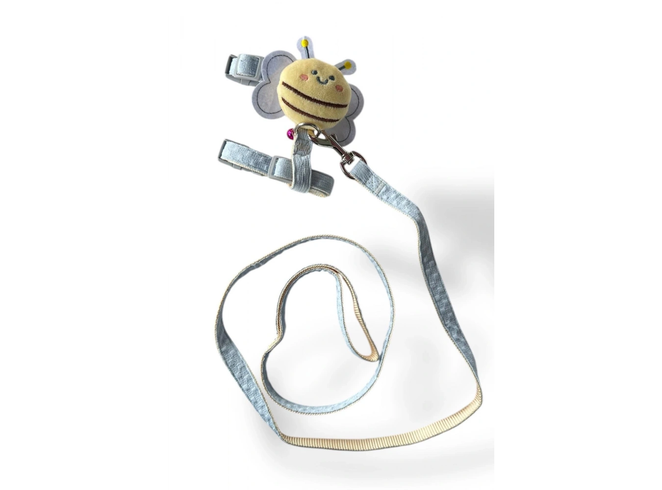 Karışık Renk Arı Figürlü Ayarlanabilir Göğüs Kedi/Köpek Tasma