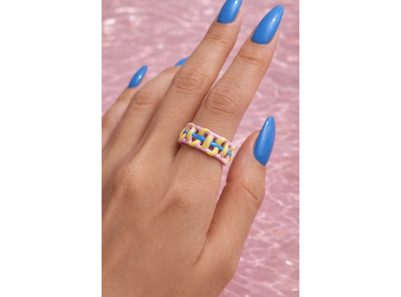 Karışık Renk Ayarlanabilir Yüzük