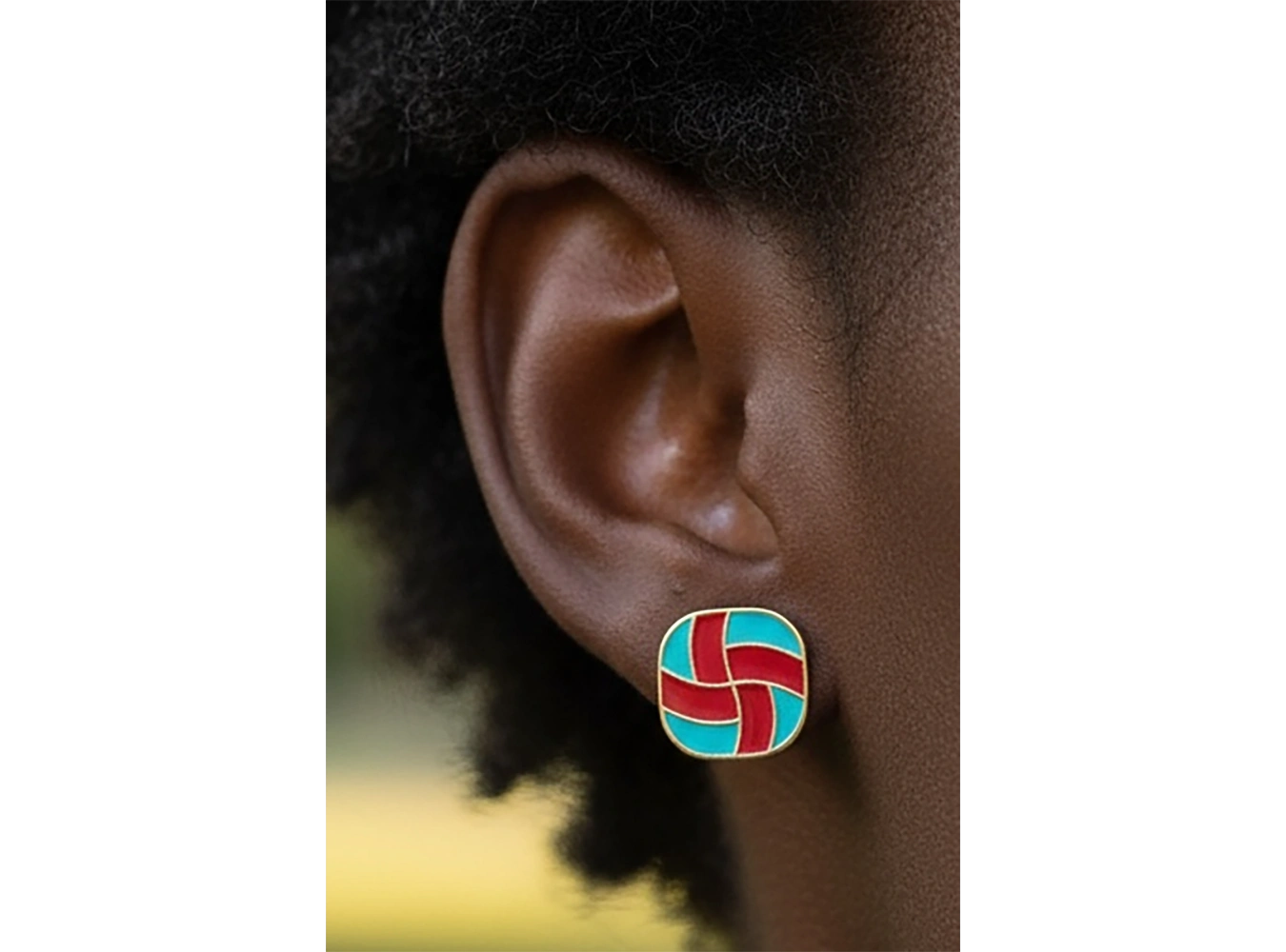 Karışık Renk Çelik Küpe (Çift)