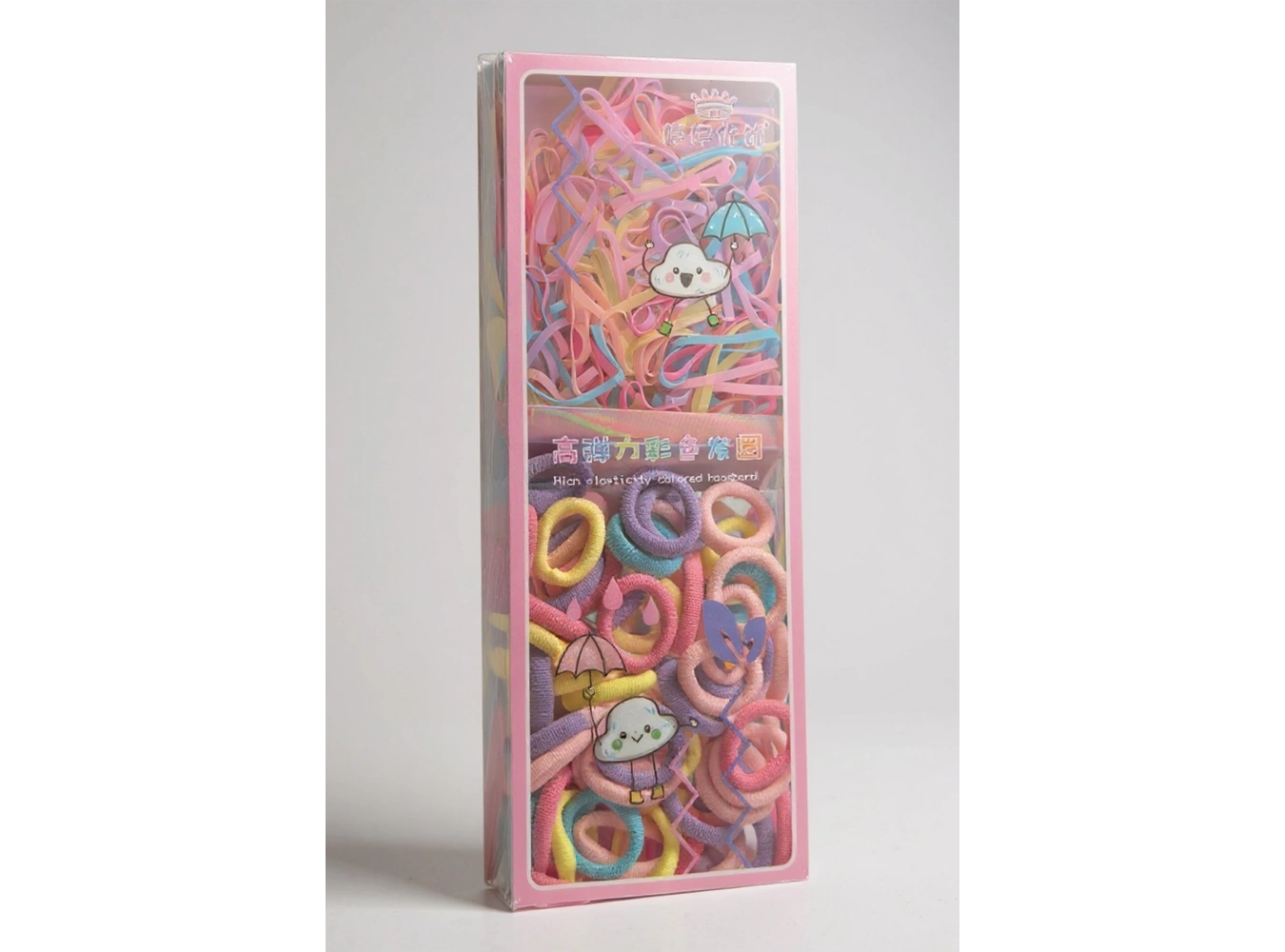 Karışık Renk Çocuk Havlu Toka Ve Saç Lastiği Set