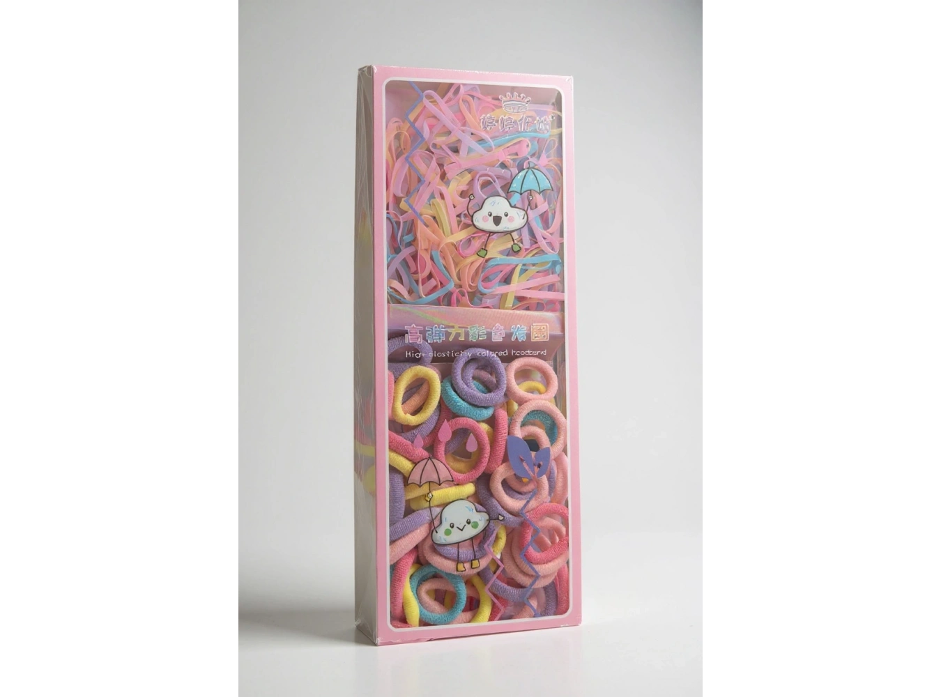 Karışık Renk Çocuk Havlu Toka Ve Saç Lastiği Set