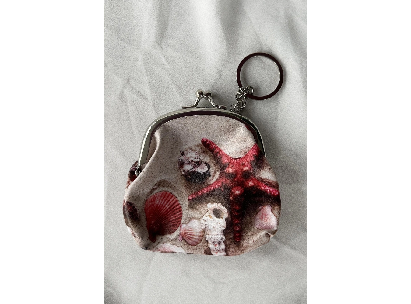 Karışık Renk Deniz Yıldız Figürlü Cüzdan/Anahtarlık