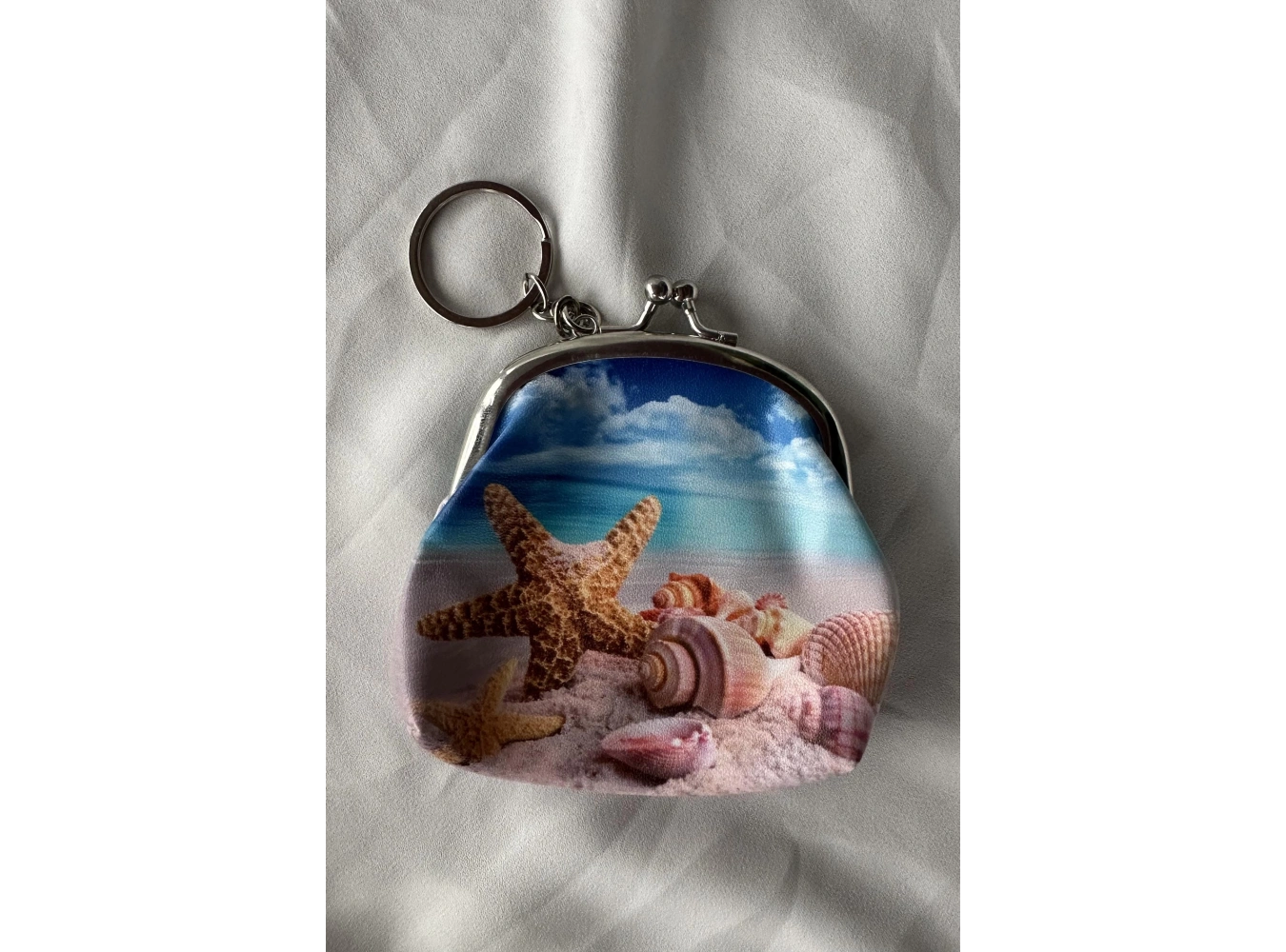 Karışık Renk Deniz Yıldız Figürlü Cüzdan/Anahtarlık