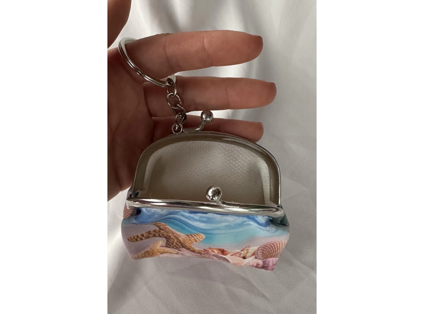 Karışık Renk Deniz Yıldız Figürlü Cüzdan/Anahtarlık