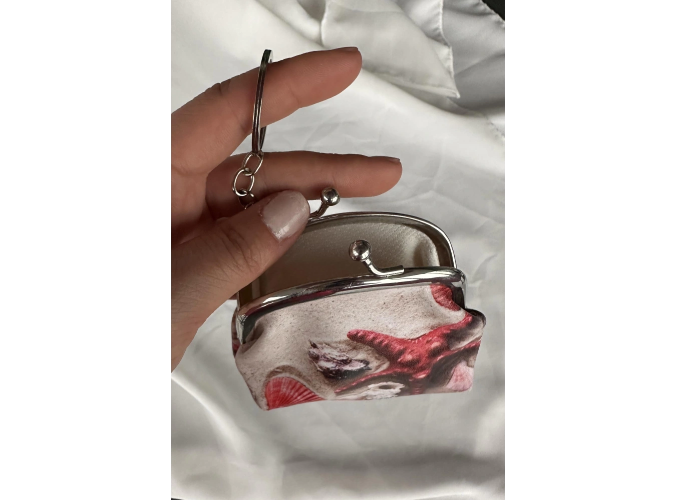 Karışık Renk Deniz Yıldız Figürlü Cüzdan/Anahtarlık