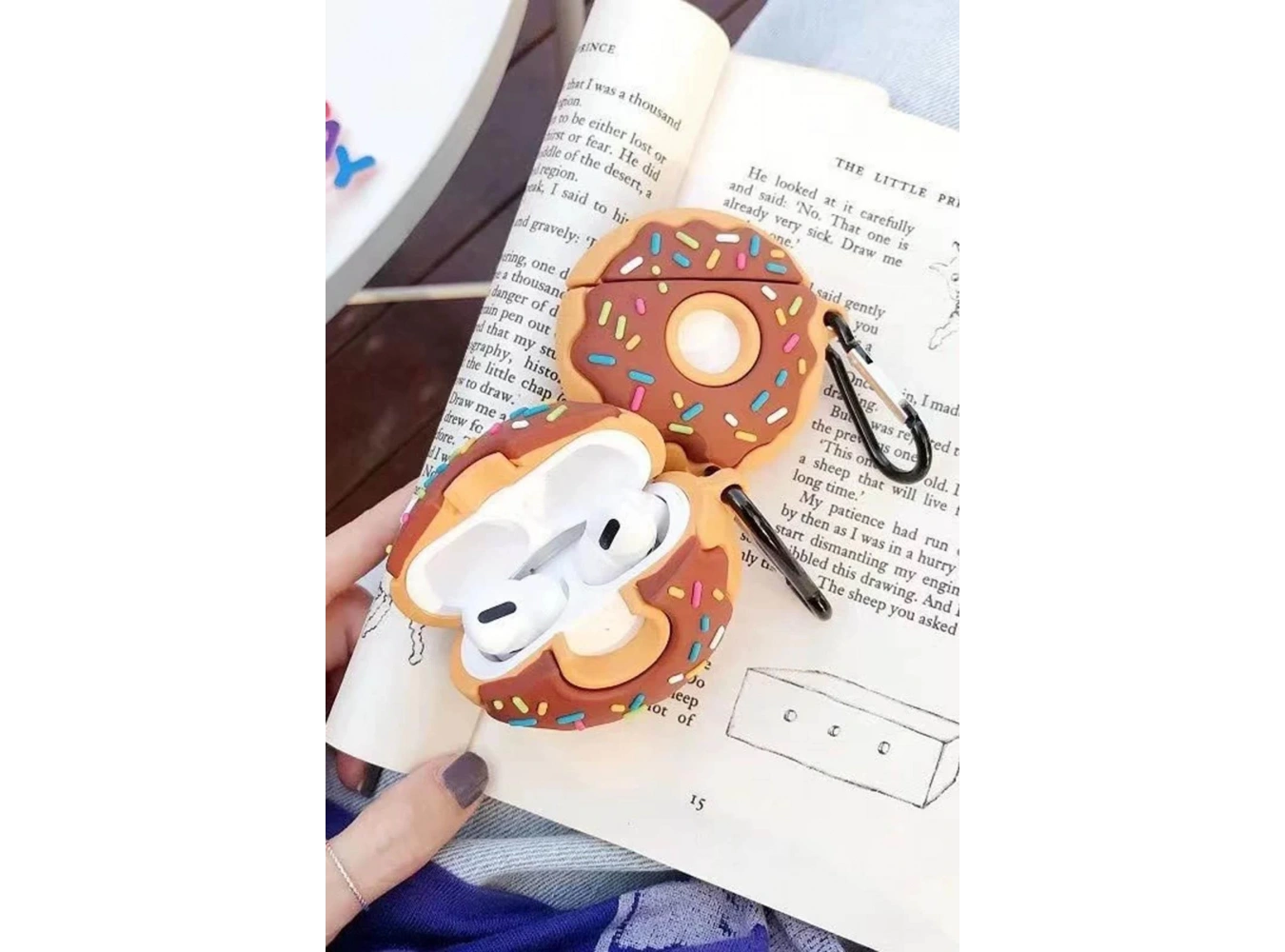 Karışık Renk Donat Figürlü Airpods Pro Kılıfı
