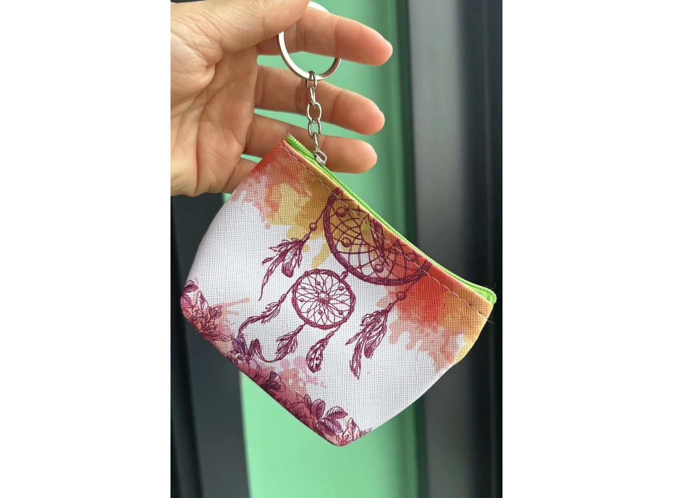 Karışık Renk Düş Kapanı Figürlü Cüzdan / Anahtarlık