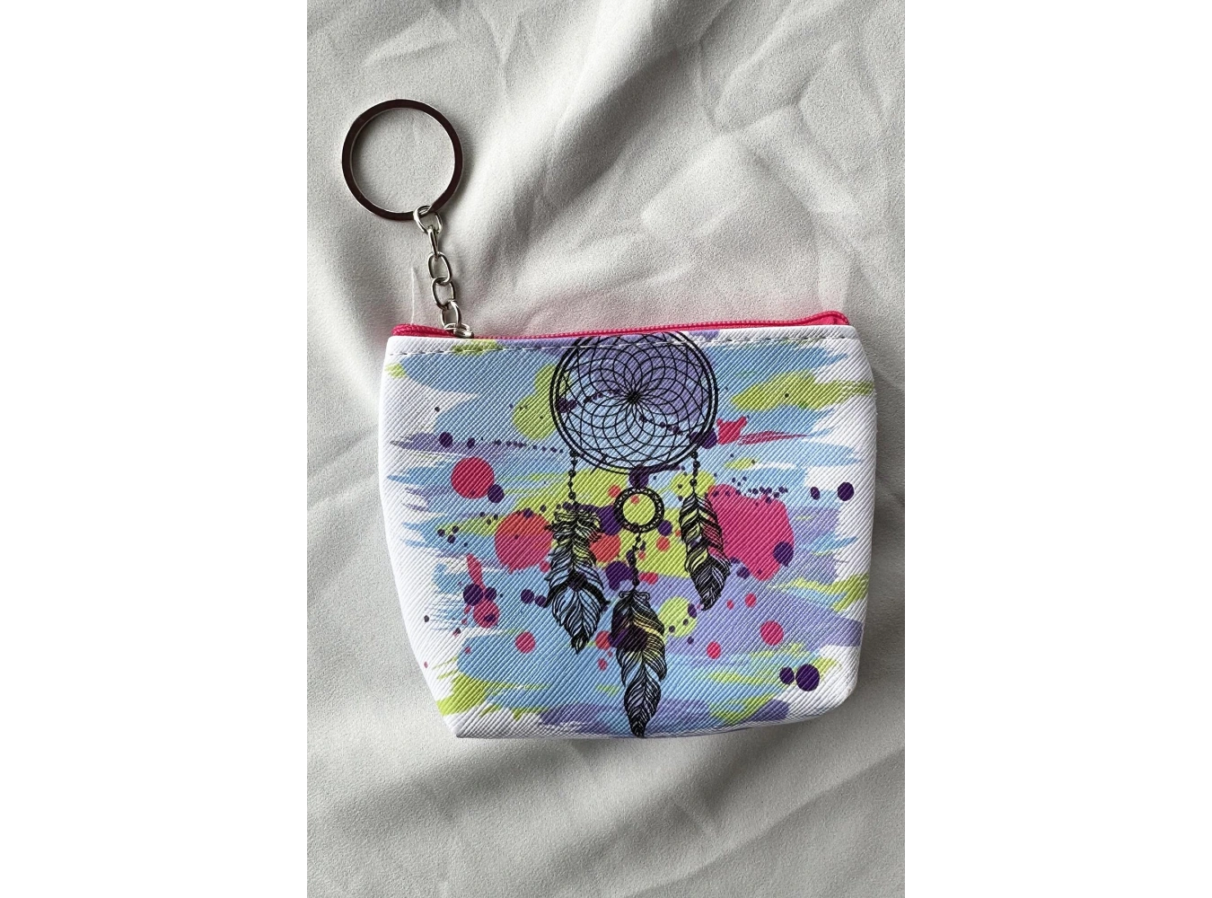 Karışık Renk Düş Kapanı Figürlü Cüzdan/ Anahtarlık