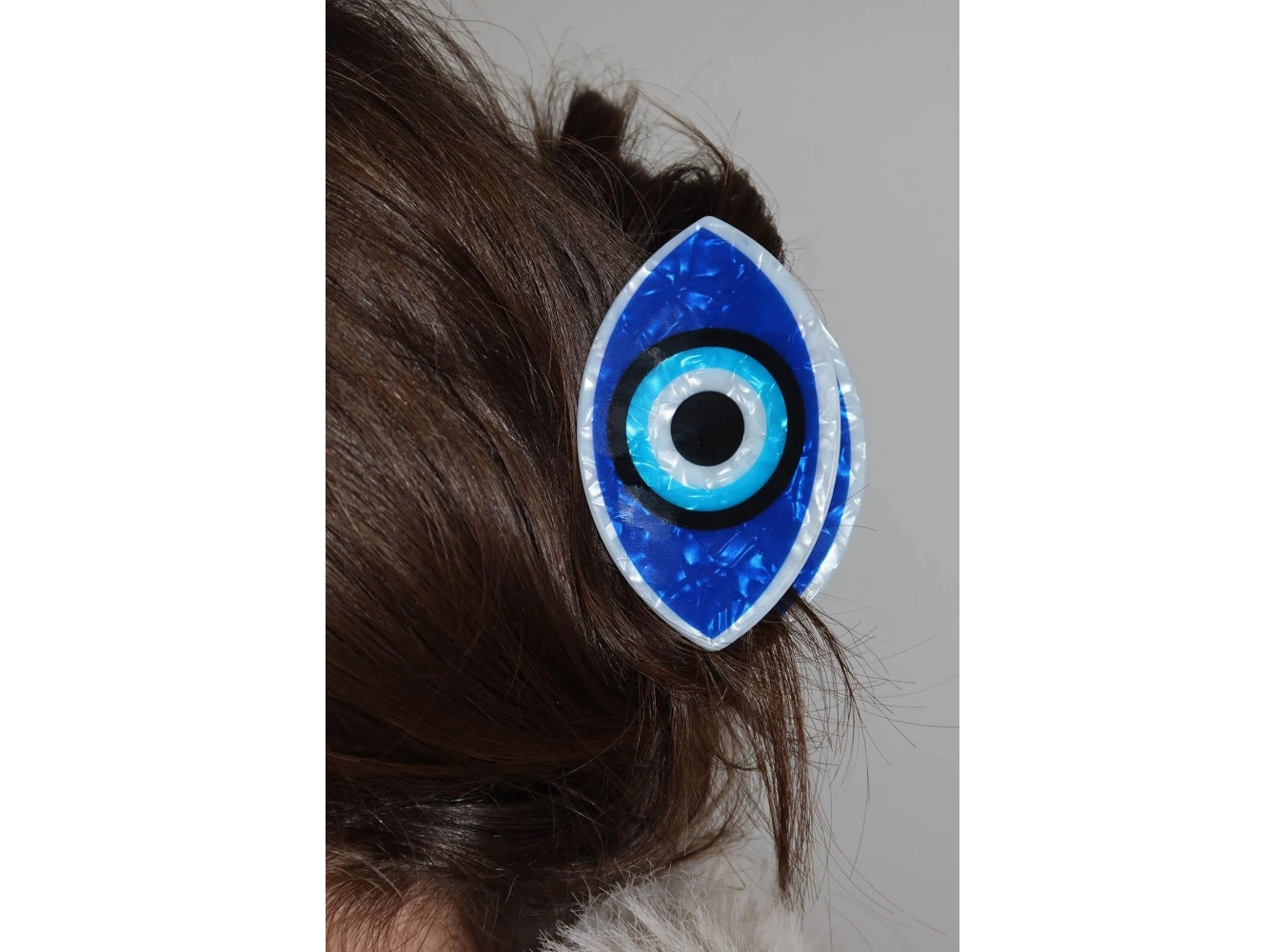 Karışık Renk Göz Figürlü Mandal Toka