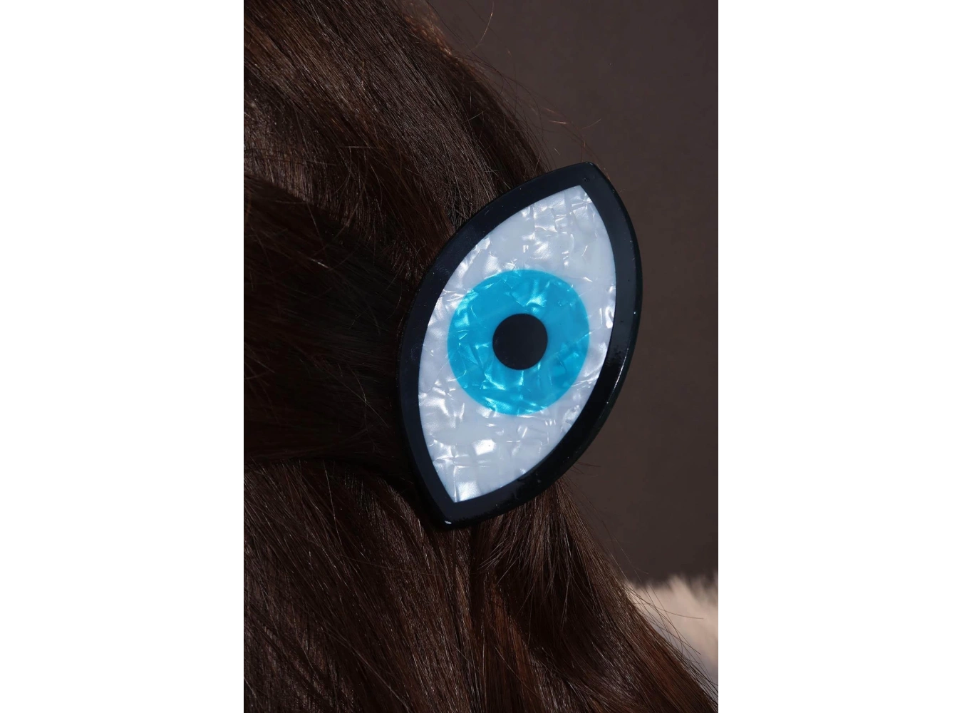 Karışık Renk Göz Figürlü Mandal Toka