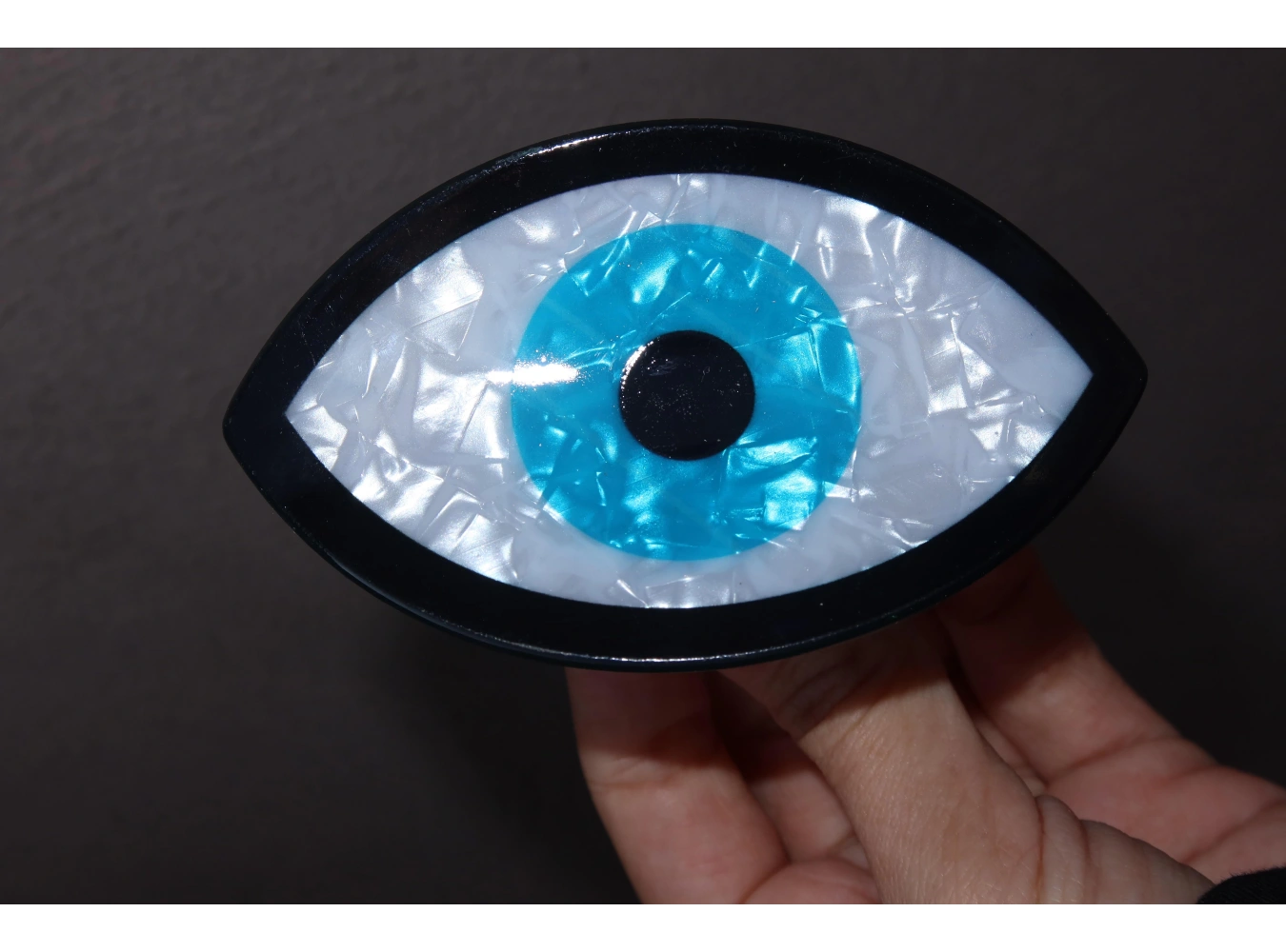 Karışık Renk Göz Figürlü Mandal Toka