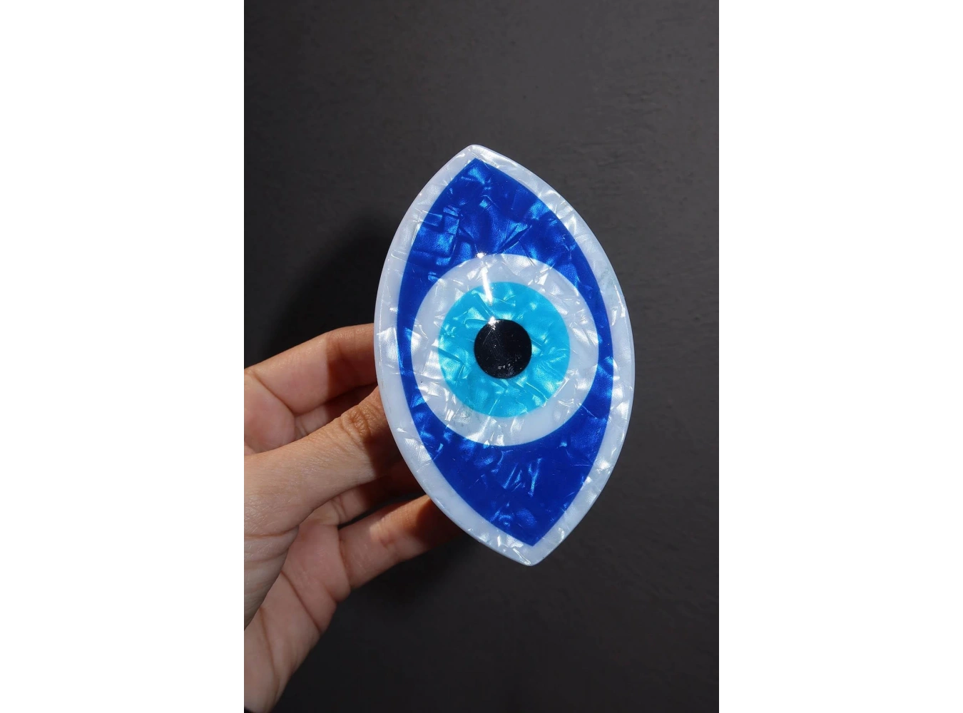 Karışık Renk Göz Figürlü Mandal Toka