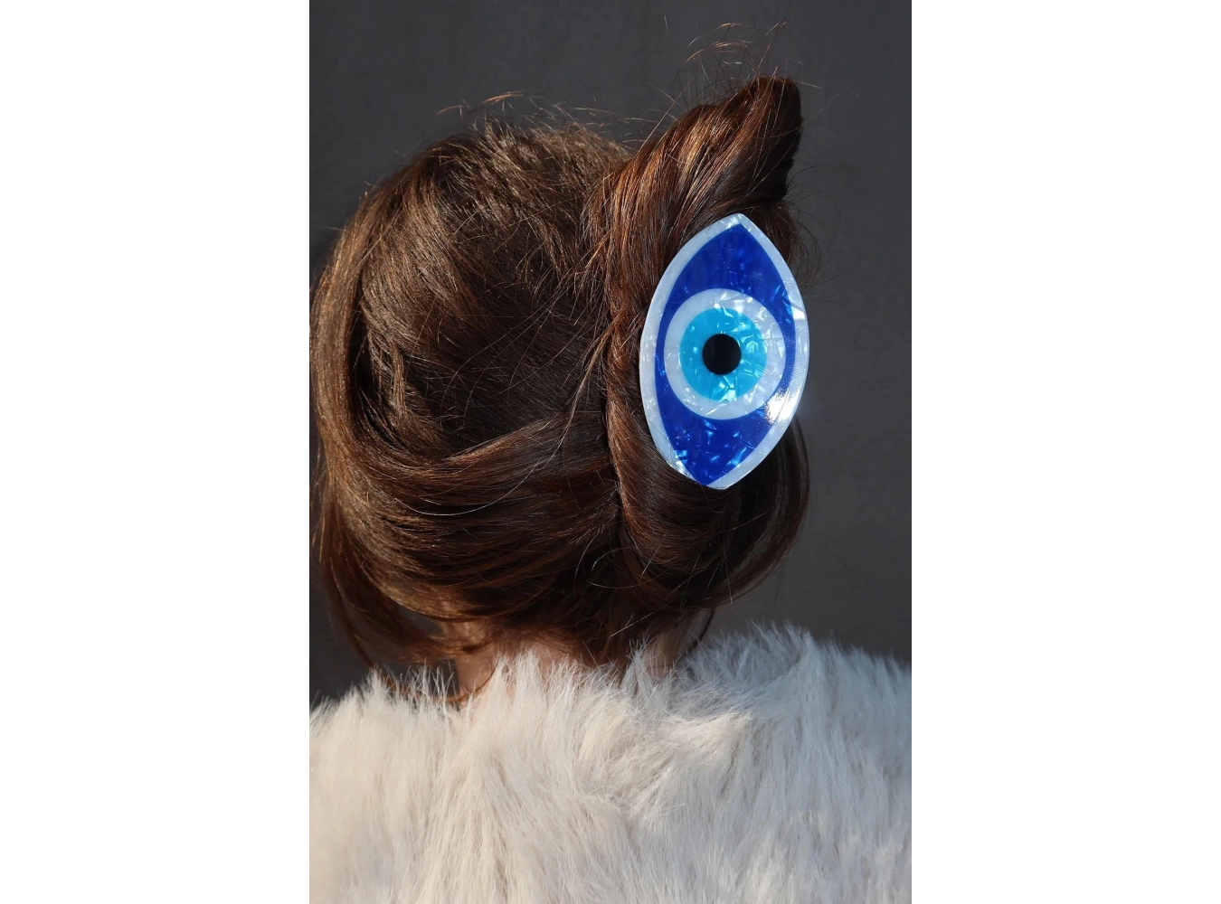 Karışık Renk Göz Figürlü Mandal Toka