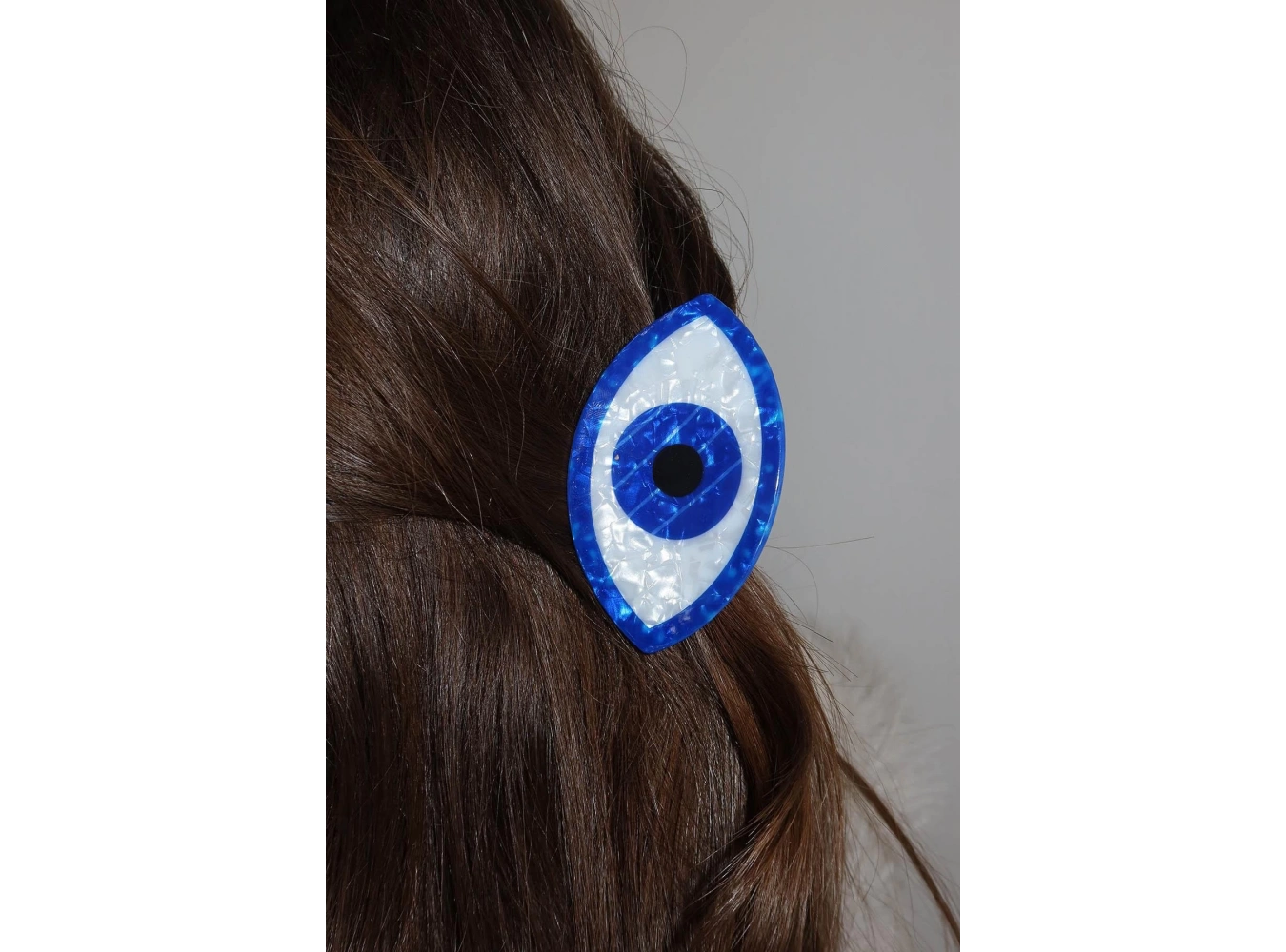 Karışık Renk Göz Figürlü Mandal Toka