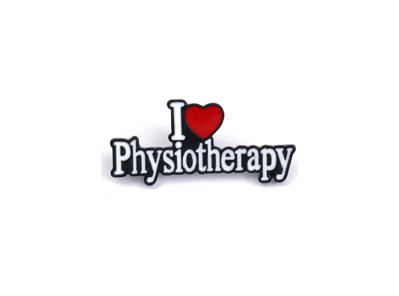Karışık Renk I Physiotherapy Yazılı Kalp Detaylı Broş