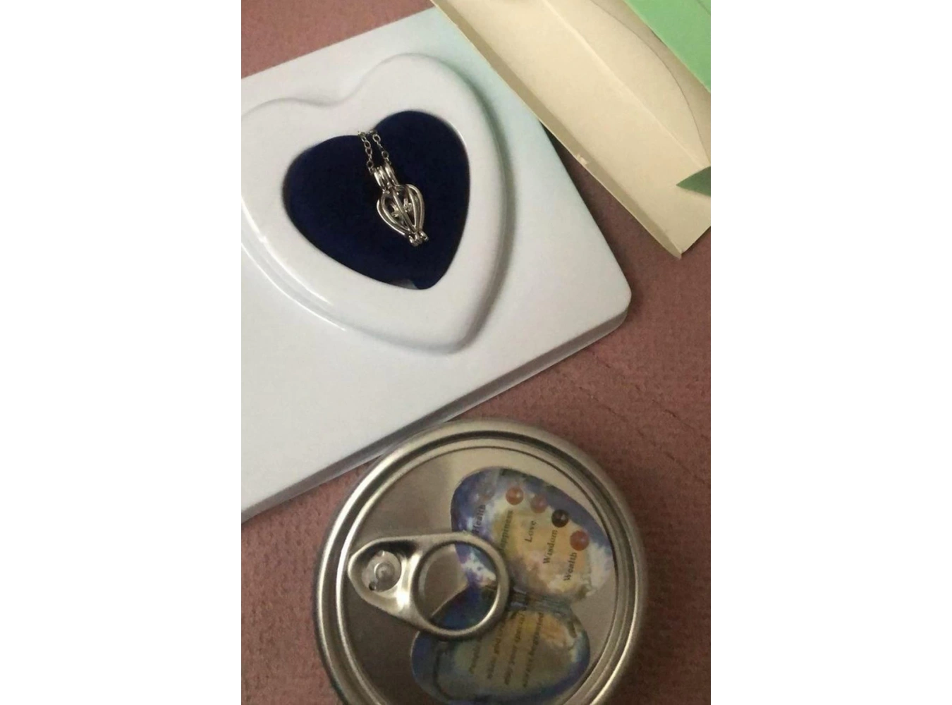 Karışık Renk İstiridye İçinde İnci Kolye