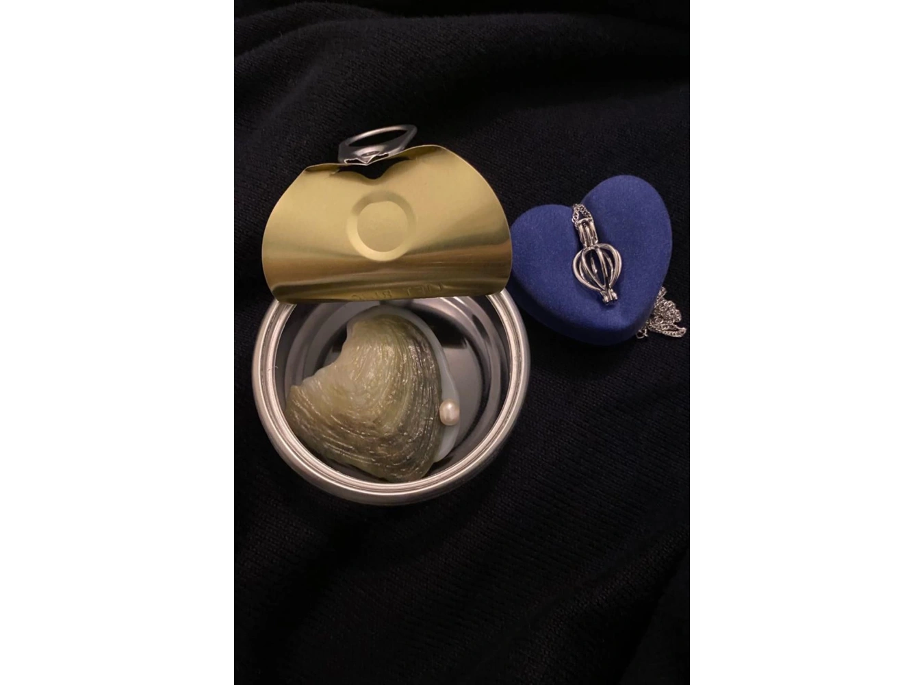 Karışık Renk İstiridye İçinde İnci Kolye