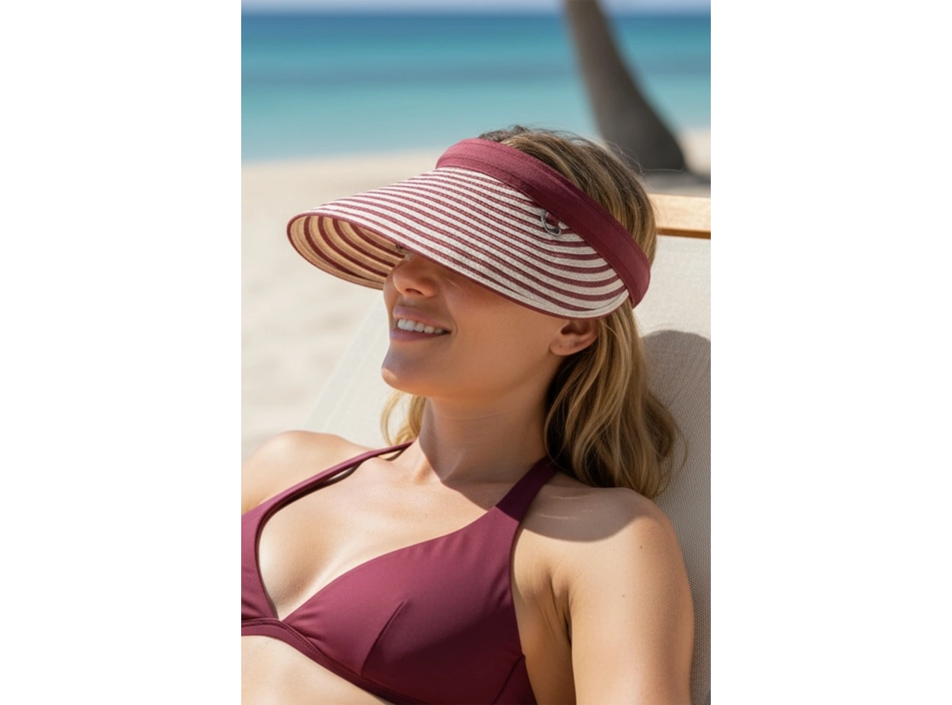 Karışık Renk Katlanabilir Güneşlik  Şapka/Taç