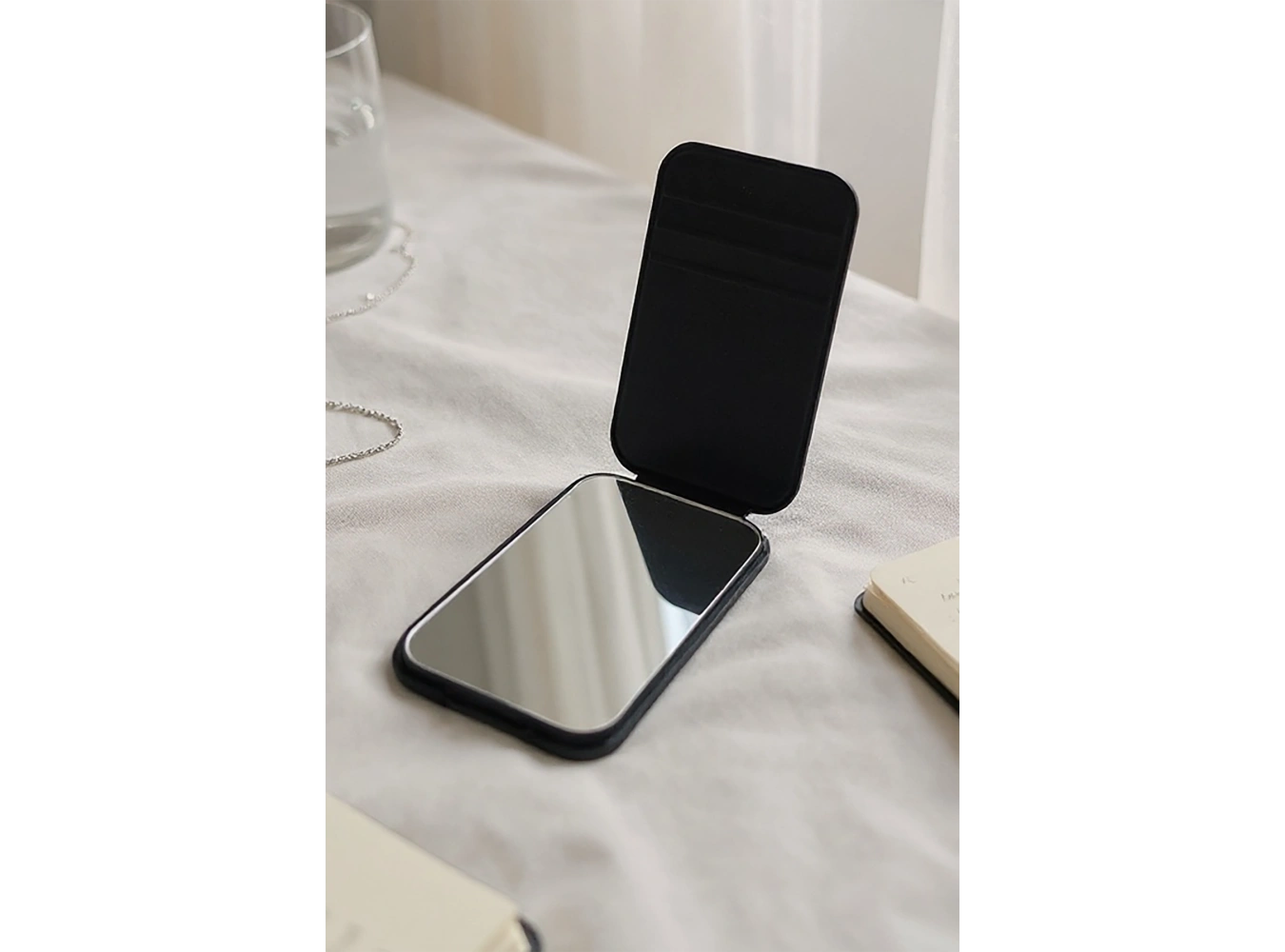 Karışık Renk Kelebek Figürlü Cep Aynası