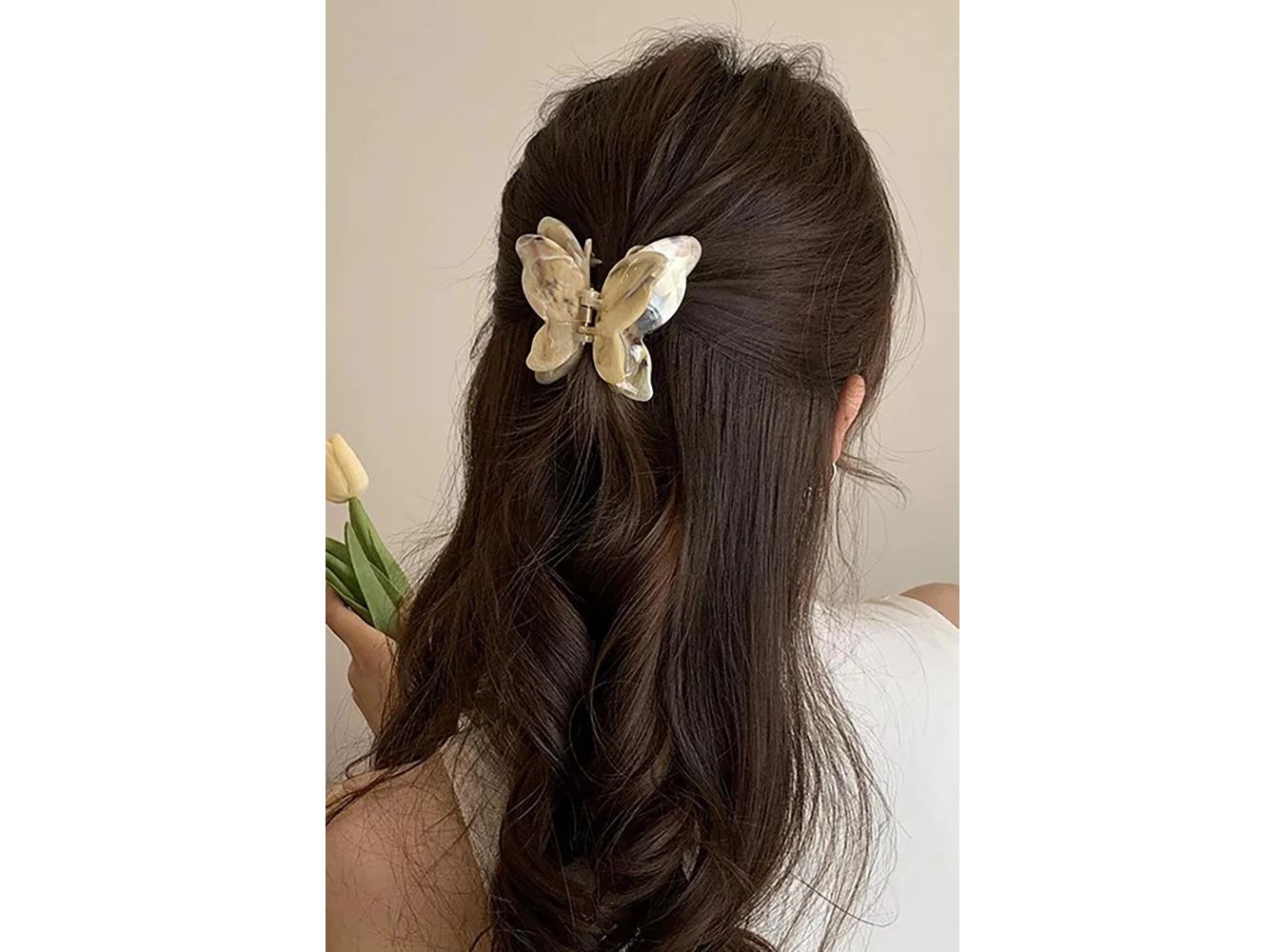 Karışık Renk Kelebek Figürlü Mandal Toka