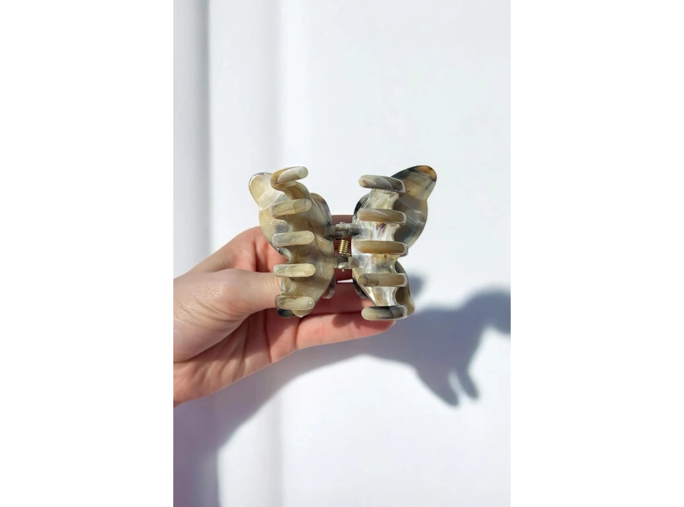 Karışık Renk Kelebek Figürlü Mandal Toka