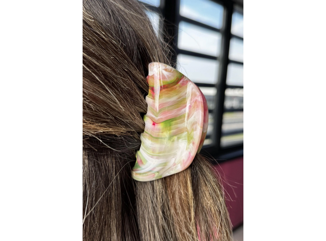 Karışık Renk Kemik Mandal Toka