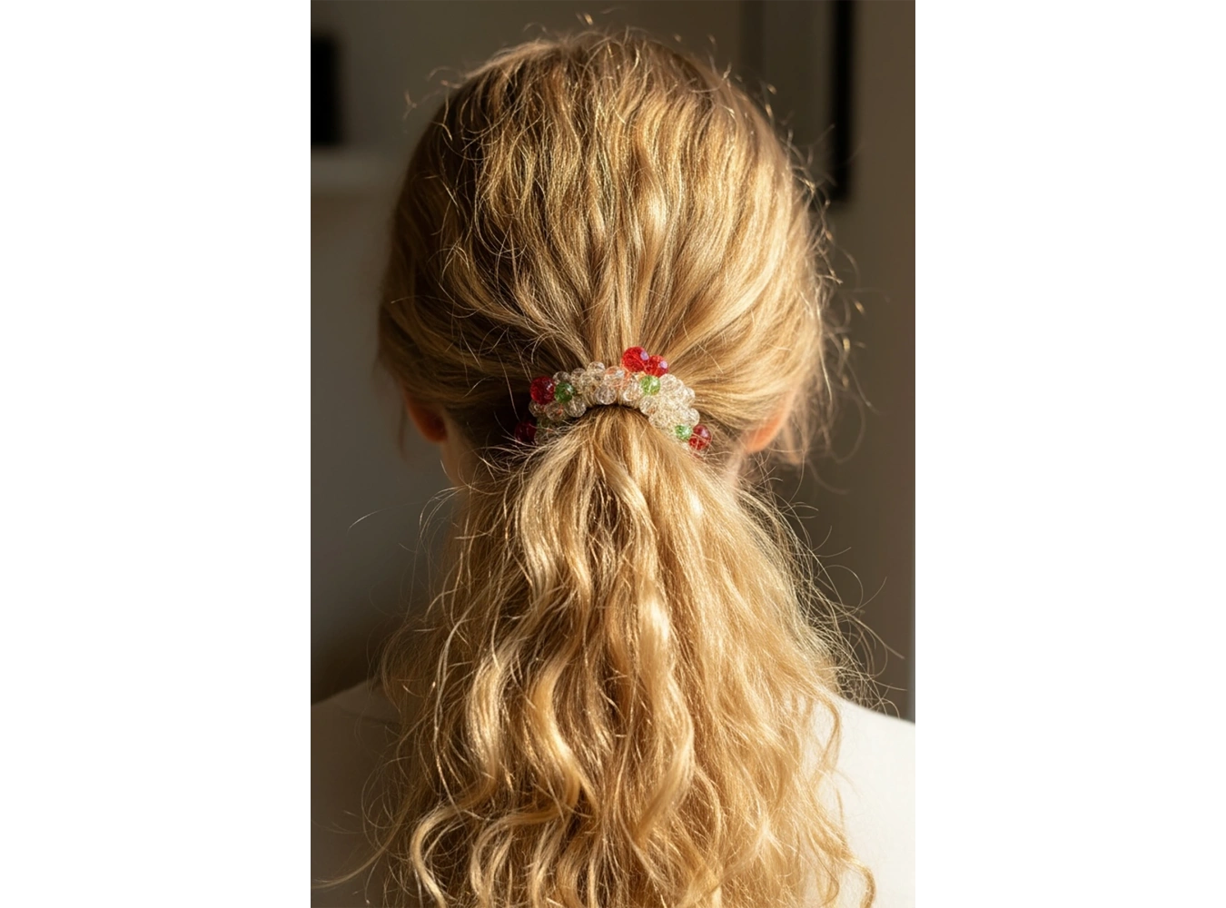 Karışık Renk Kiraz Figürlü Taşlı Lastik Toka