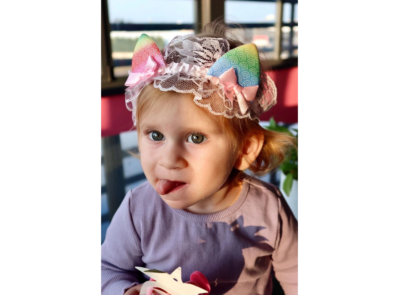 Karışık Renk Kurdele Figürlü Saç Bandı