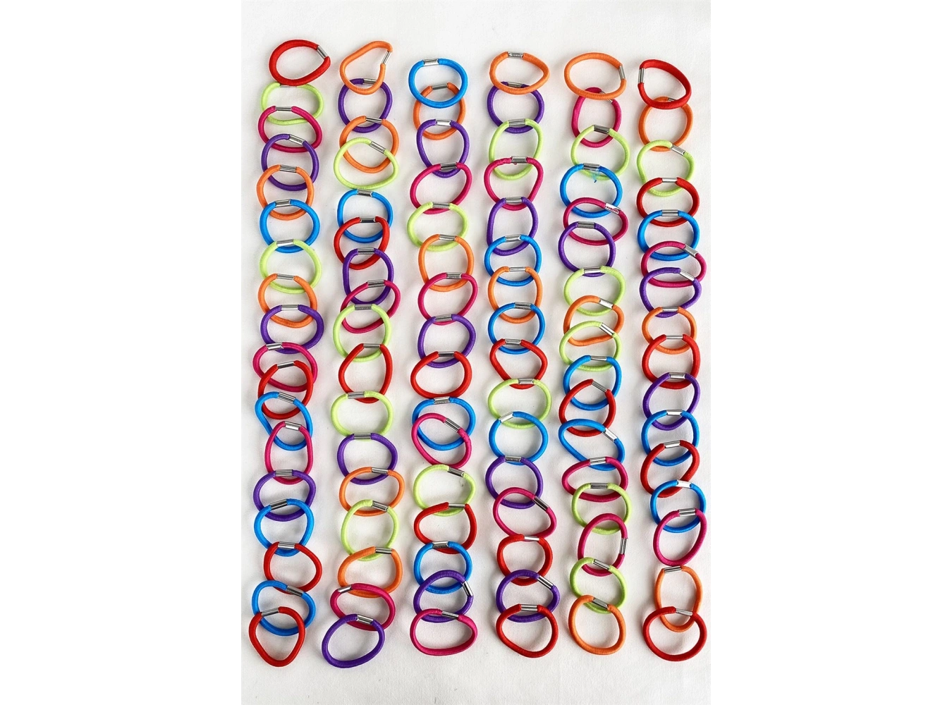 Karışık Renk Lastik toka Set