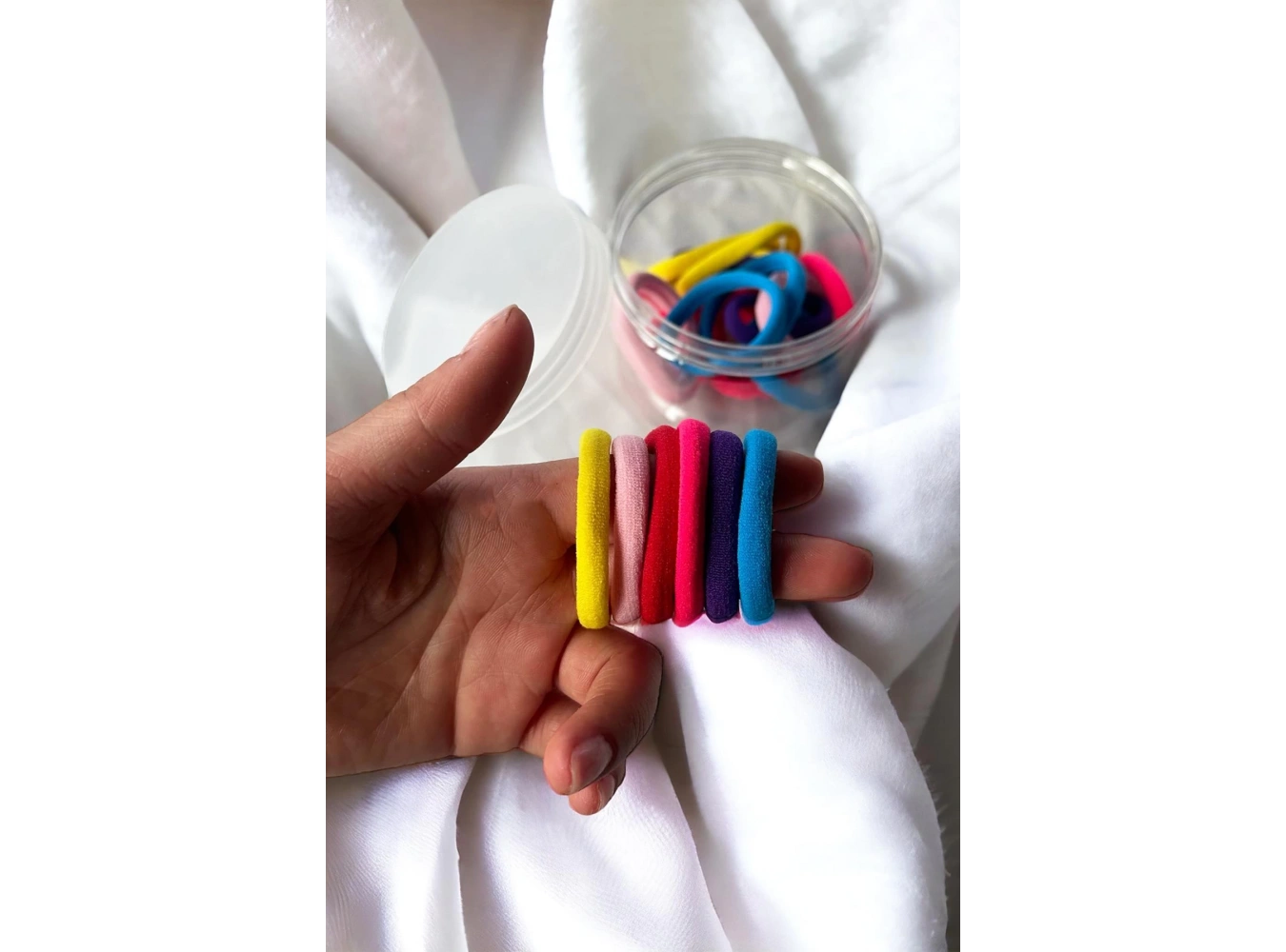 Karışık Renk Lastik Toka Set