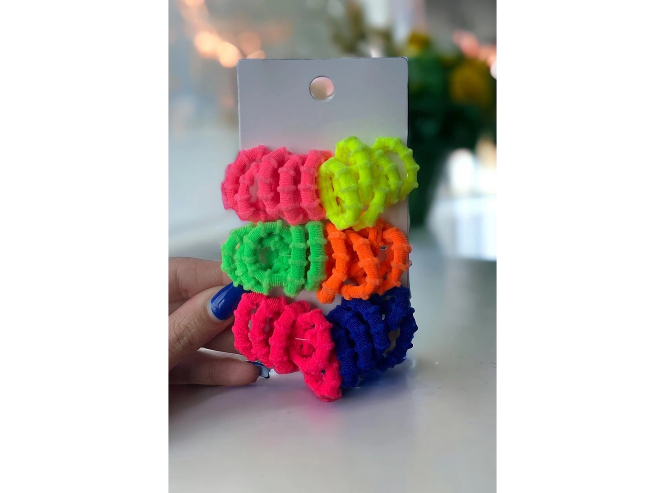 Karışık Renk Lastik Toka Set